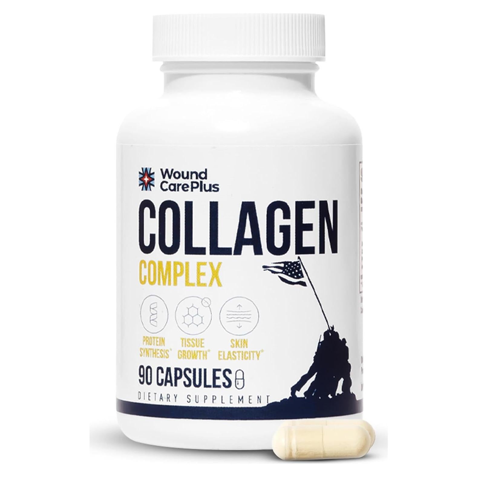 Suplemento de Colágeno Cuidado de Heridas Plus - 90 Cápsulas