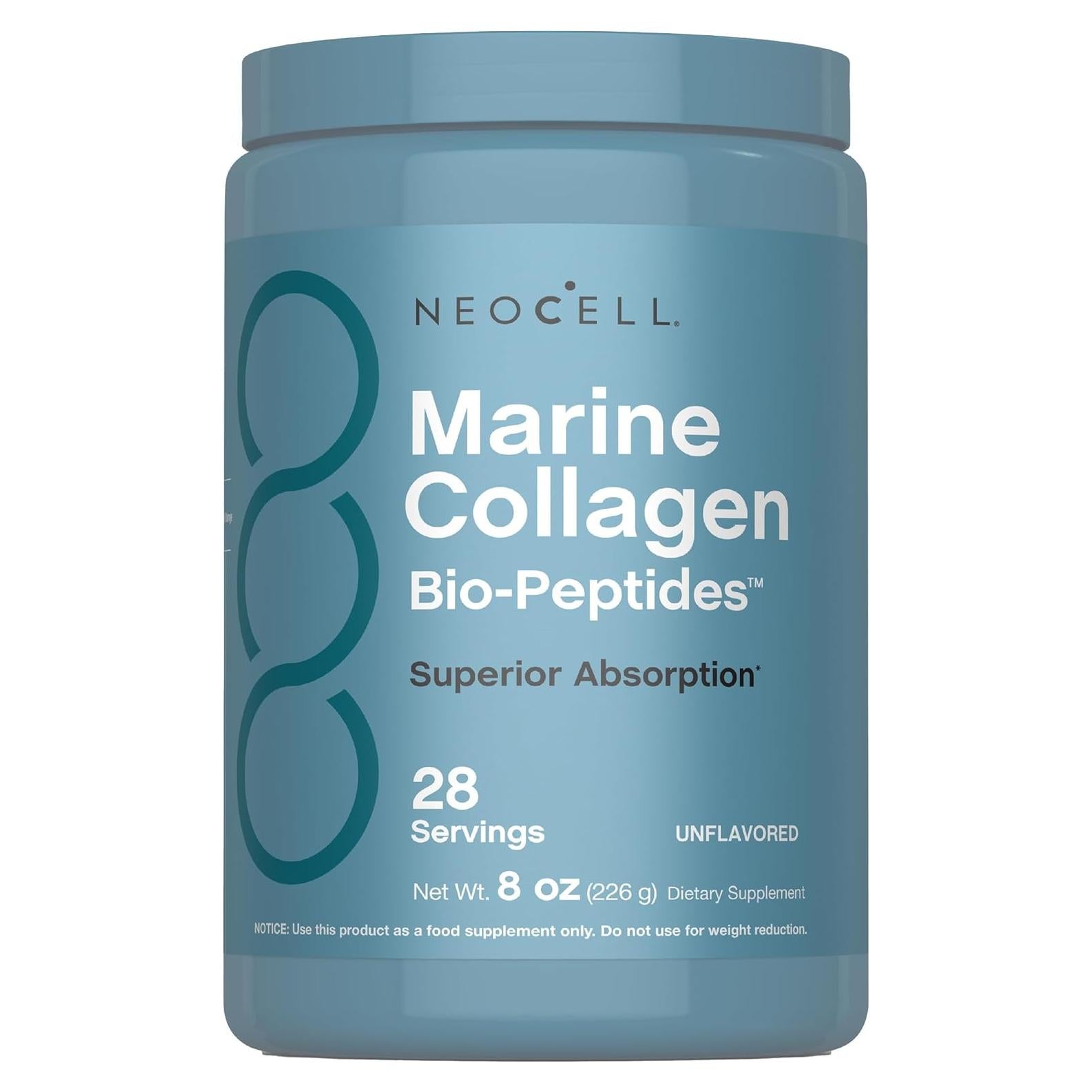 NeoCell Colágeno Marino Pétidos en Polvo 227 g Sin Sabor