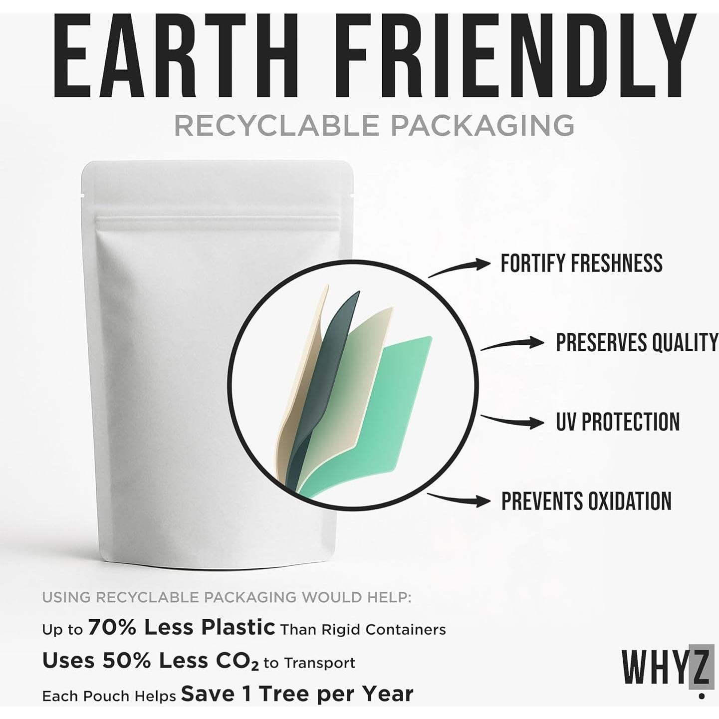 Polvo de Péptidos de Colágeno Bovino WHYZ 525g Sin Sabor