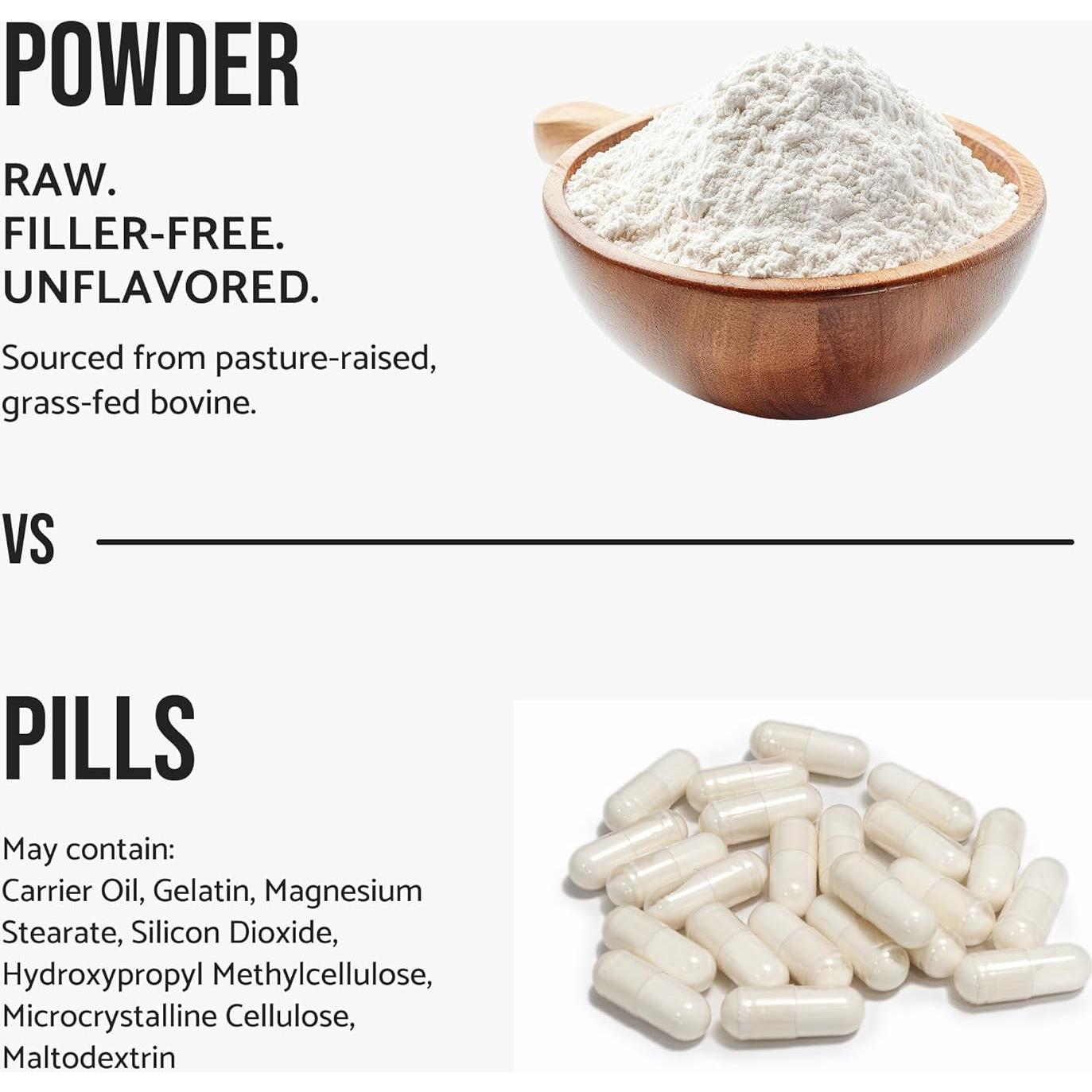 Polvo de Péptidos de Colágeno Bovino WHYZ 525g Sin Sabor