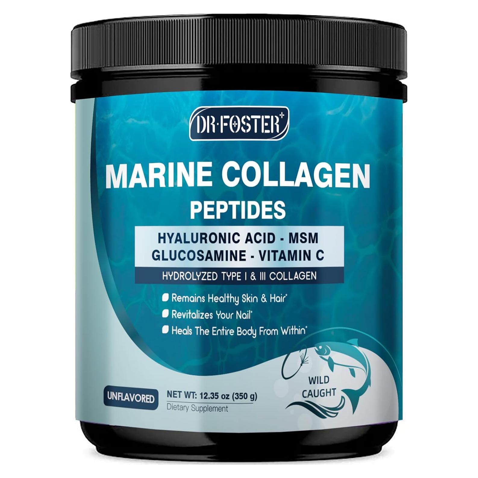 Péptidos de Colágeno Marino DRFOSTER en Polvo 35 Porciones