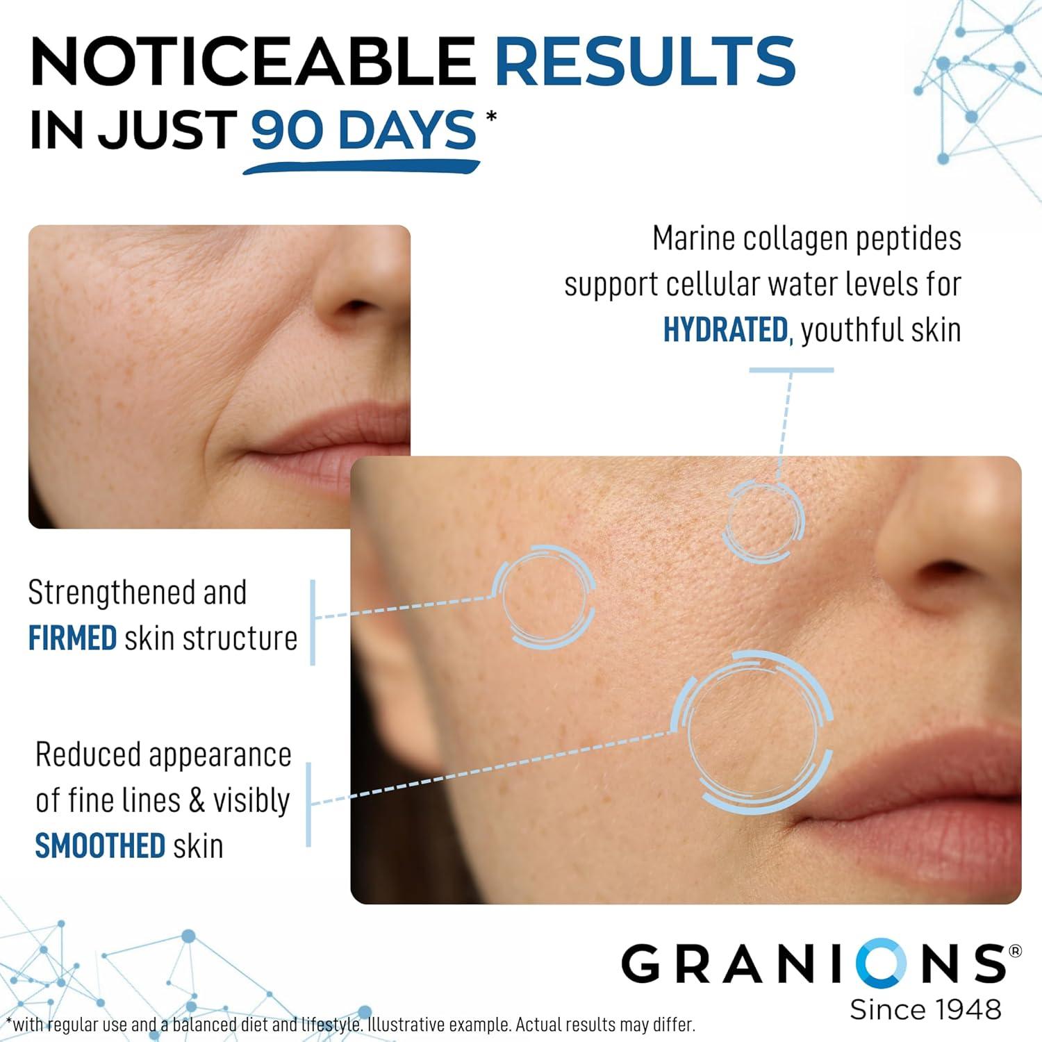 Suplemento de Colágeno Marino Granions 60 Tabletas 200mg