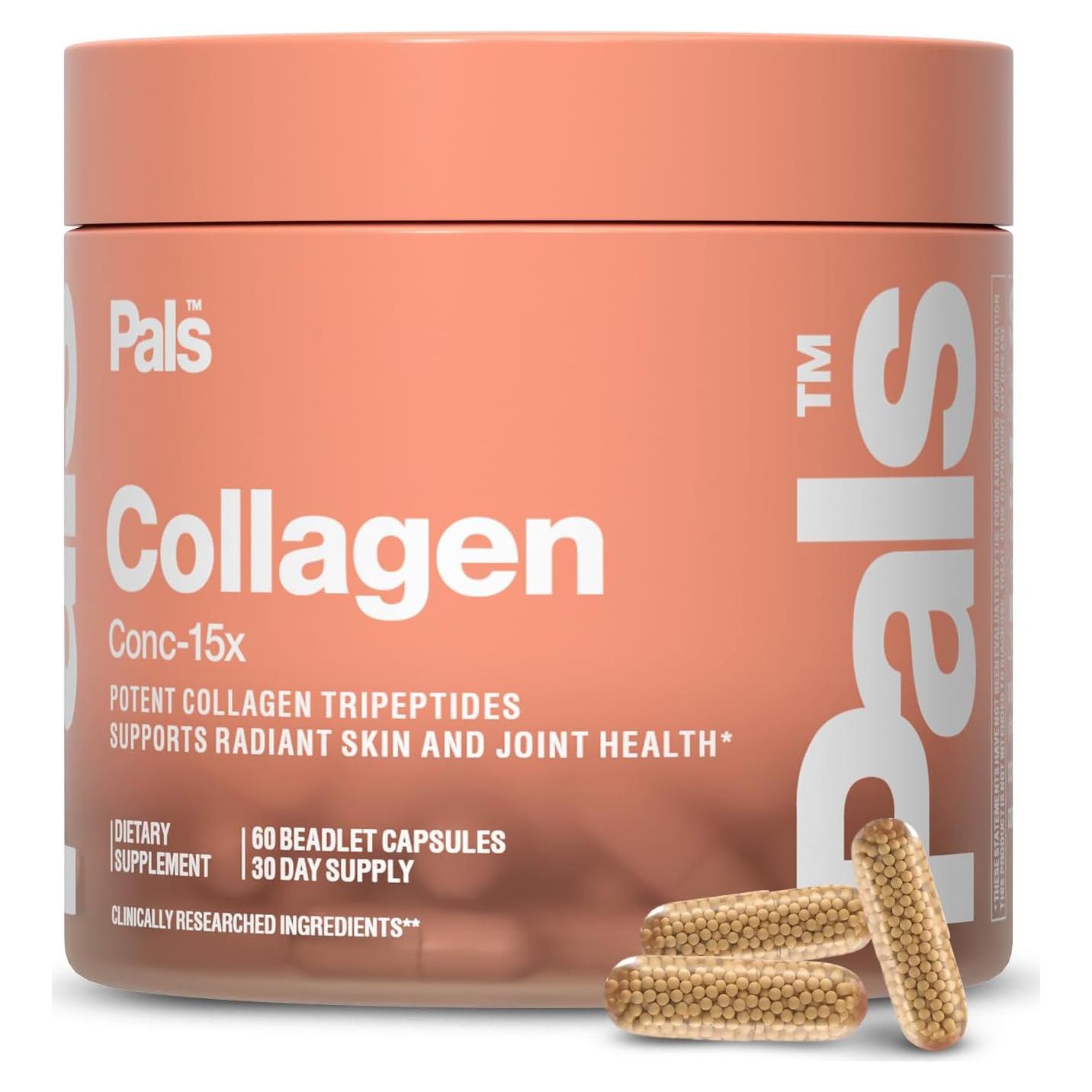 Cápsulas de Colágeno Marino Pals 15x 30 Días Salud Piel Cabello