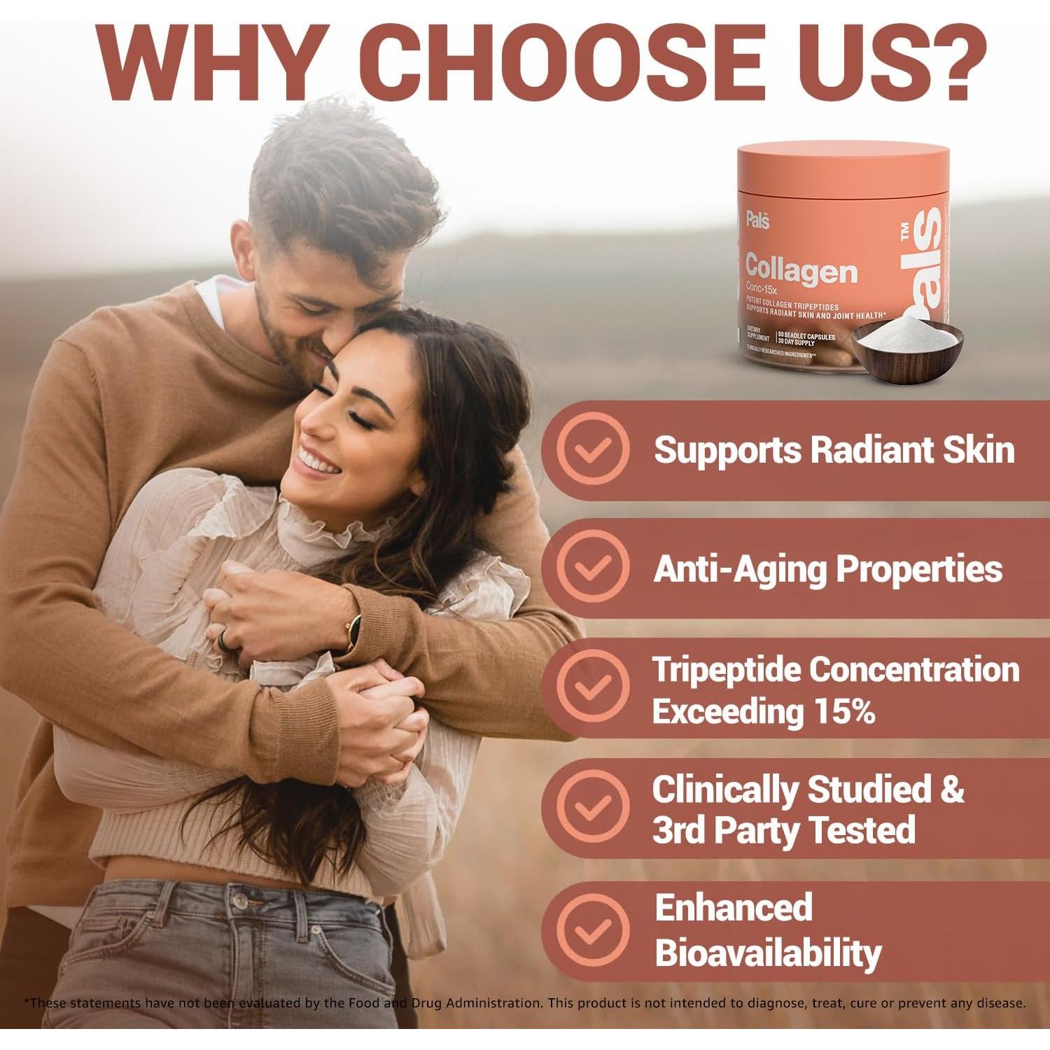 Cápsulas de Colágeno Marino Pals 15x 30 Días Salud Piel Cabello