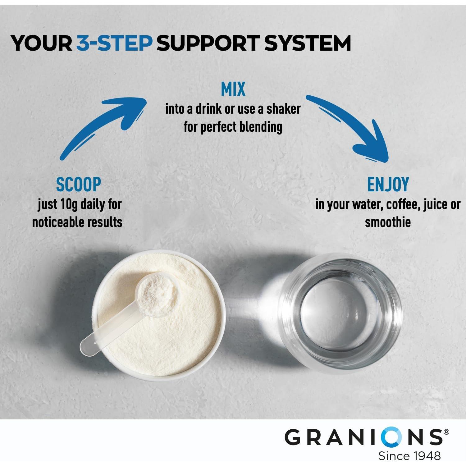 Suplemento de Colágeno Marino Granions 275g - Hidratación y Belleza