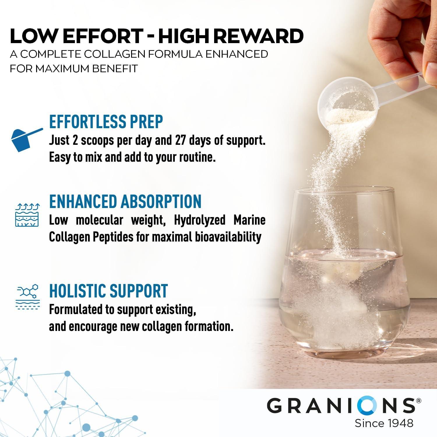 Suplemento de Colágeno Marino Granions 275g - Hidratación y Belleza