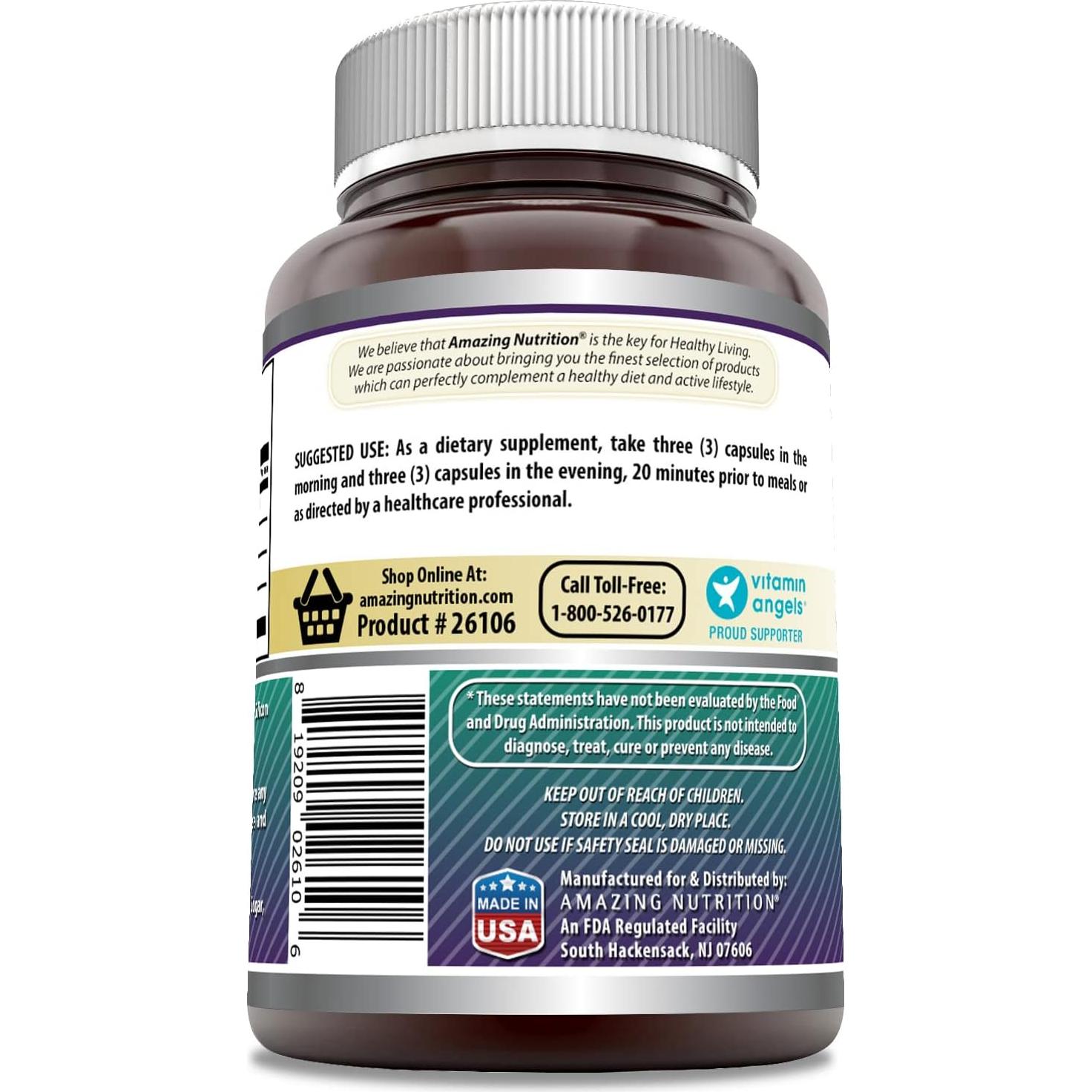 Suplemento de Colágeno Avanzado Nutrición Asombrosa 1600 Mg