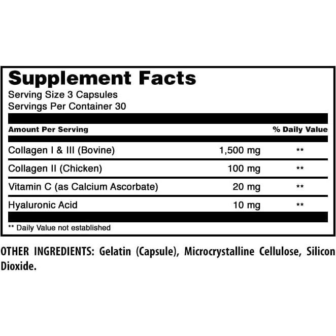 Suplemento de Colágeno Avanzado Nutrición Asombrosa 1600 Mg