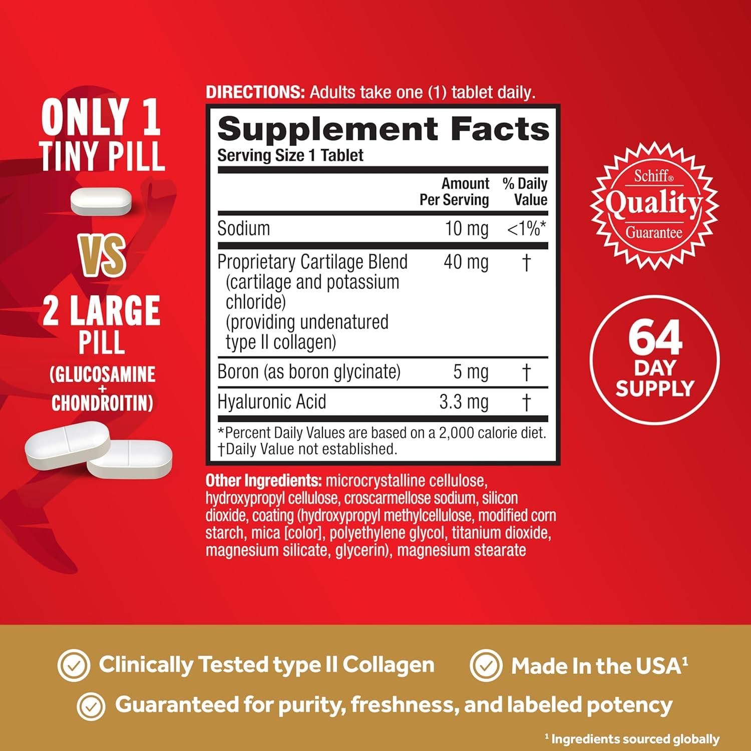 Suplemento Articular Move Free Ultra - Colágeno Tipo II 64 Tabletas