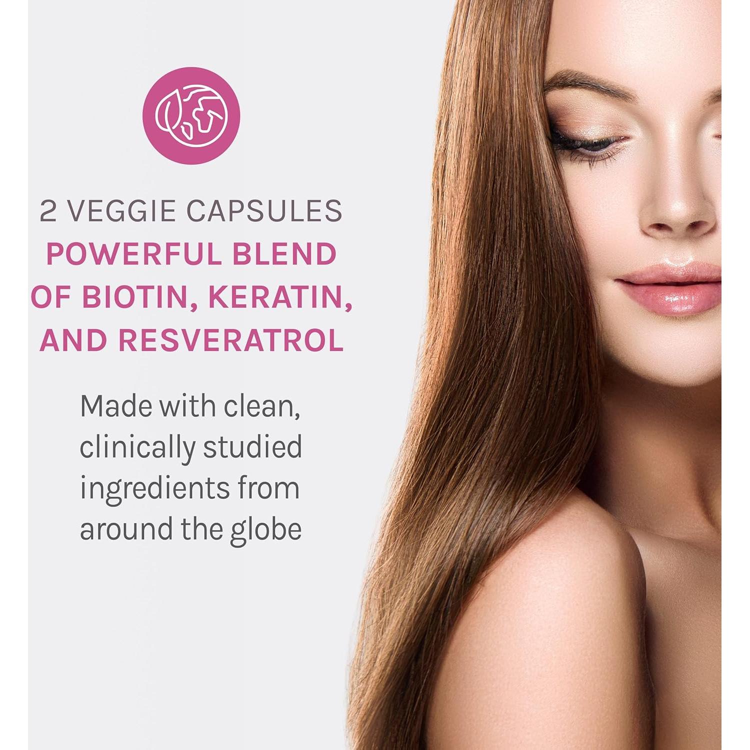 Suplemento de Crecimiento de Cabello Reserveage 120 Cápsulas