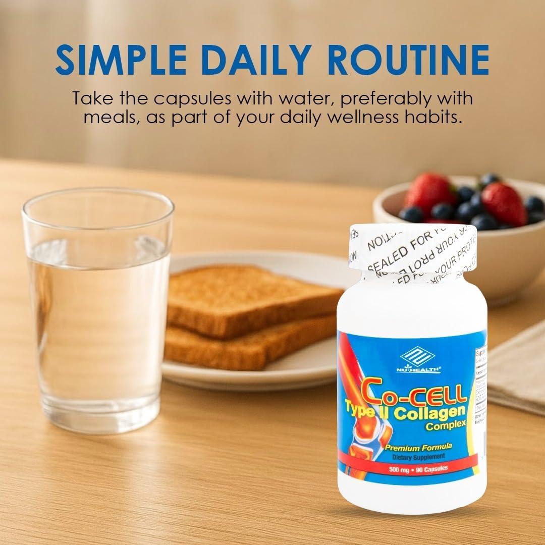 Suplemento de colágeno tipo II Co-Cell 90 cápsulas - Cuidado articulaciones