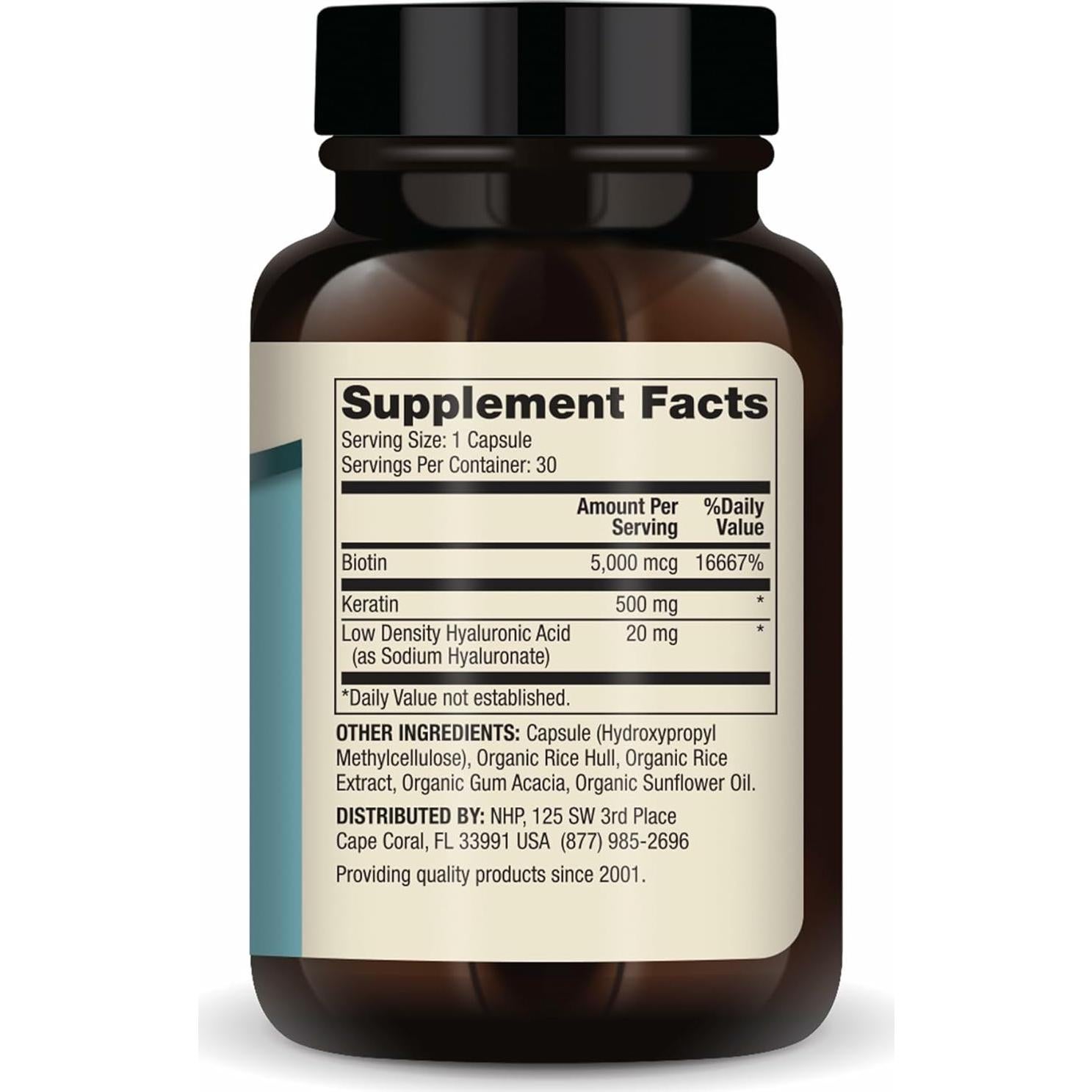 Suplemento Dr. Mercola Cabello, Piel y Uñas - 30 Cápsulas