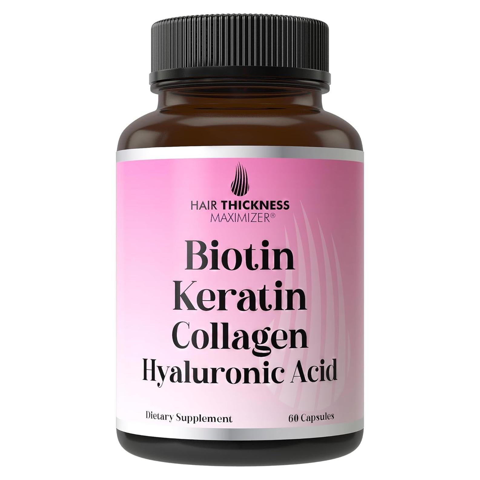 Vitaminas para el Crecimiento del Cabello Hair Thickness 4-en-1 10000mcg