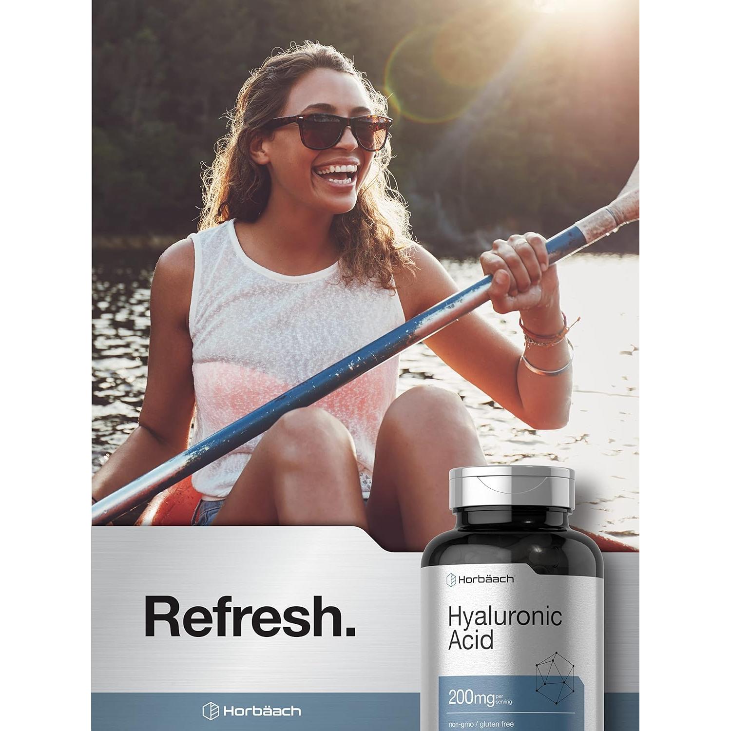 Suplemento Ácido Hialurónico Horbaach 200 mg 150 Cápsulas