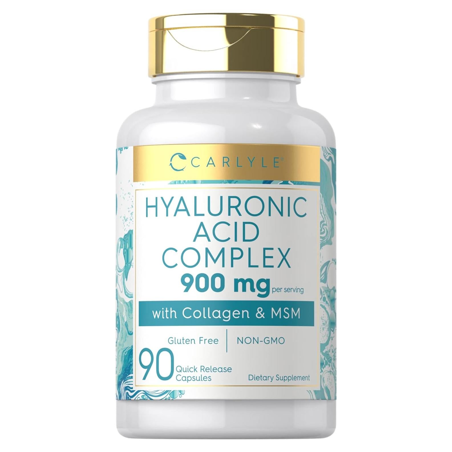 Complejo de Ácido Hialurónico Carlyle 900 mg con Colágeno y MSM
