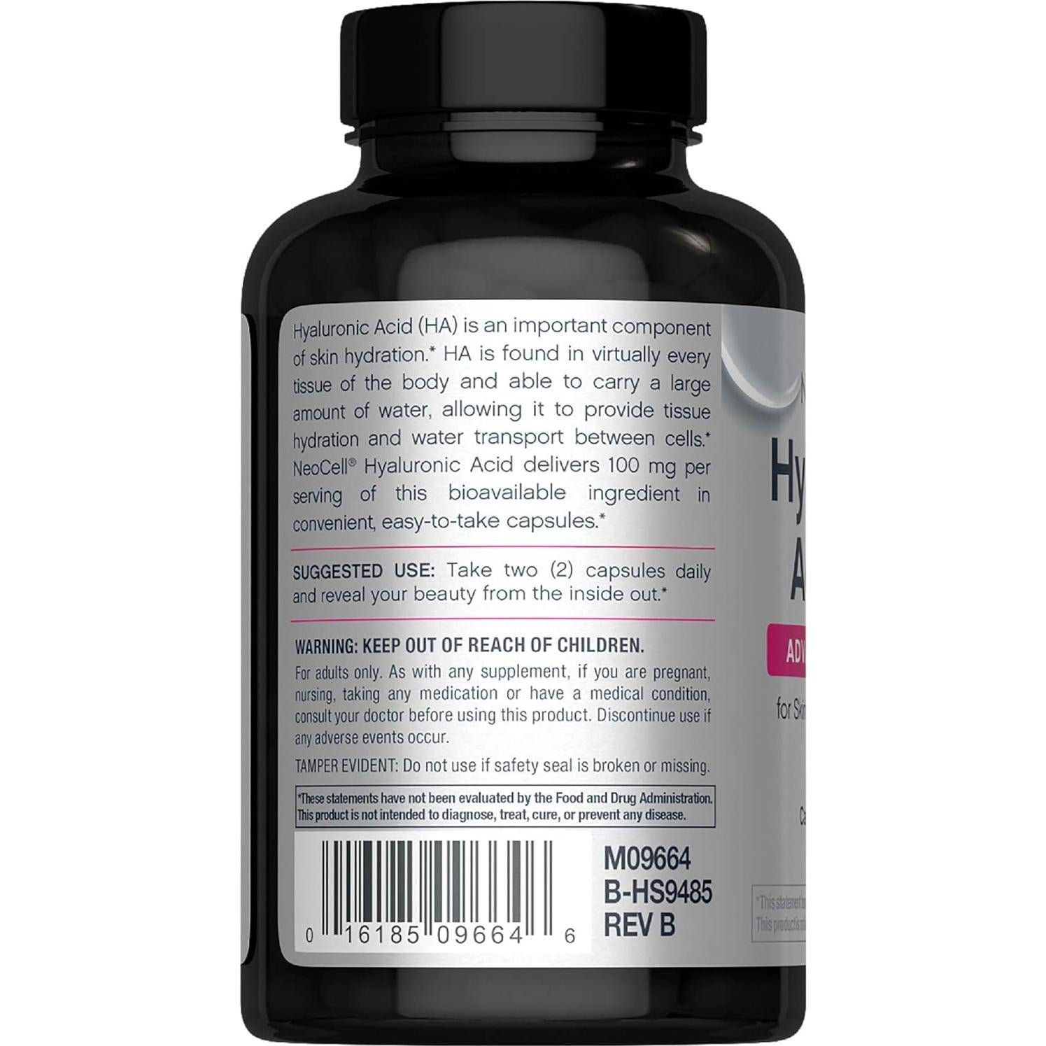 Cápsulas de Ácido Hialurónico NeoCell 60 Unidades Hidratantes