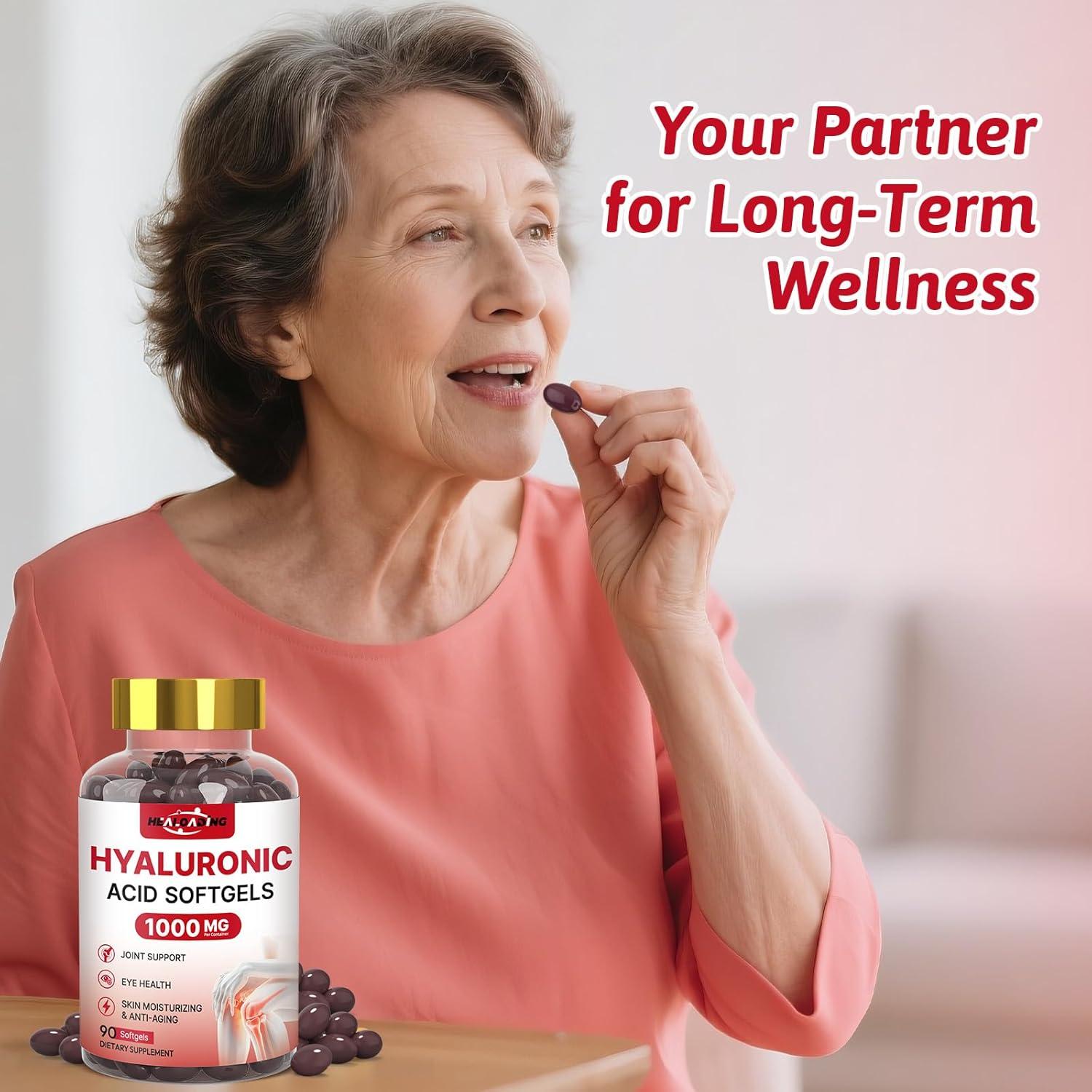 Suplemento de Ácido Hialurónico 1000mg HEALOADING - Hidratación Piel y Articulaciones