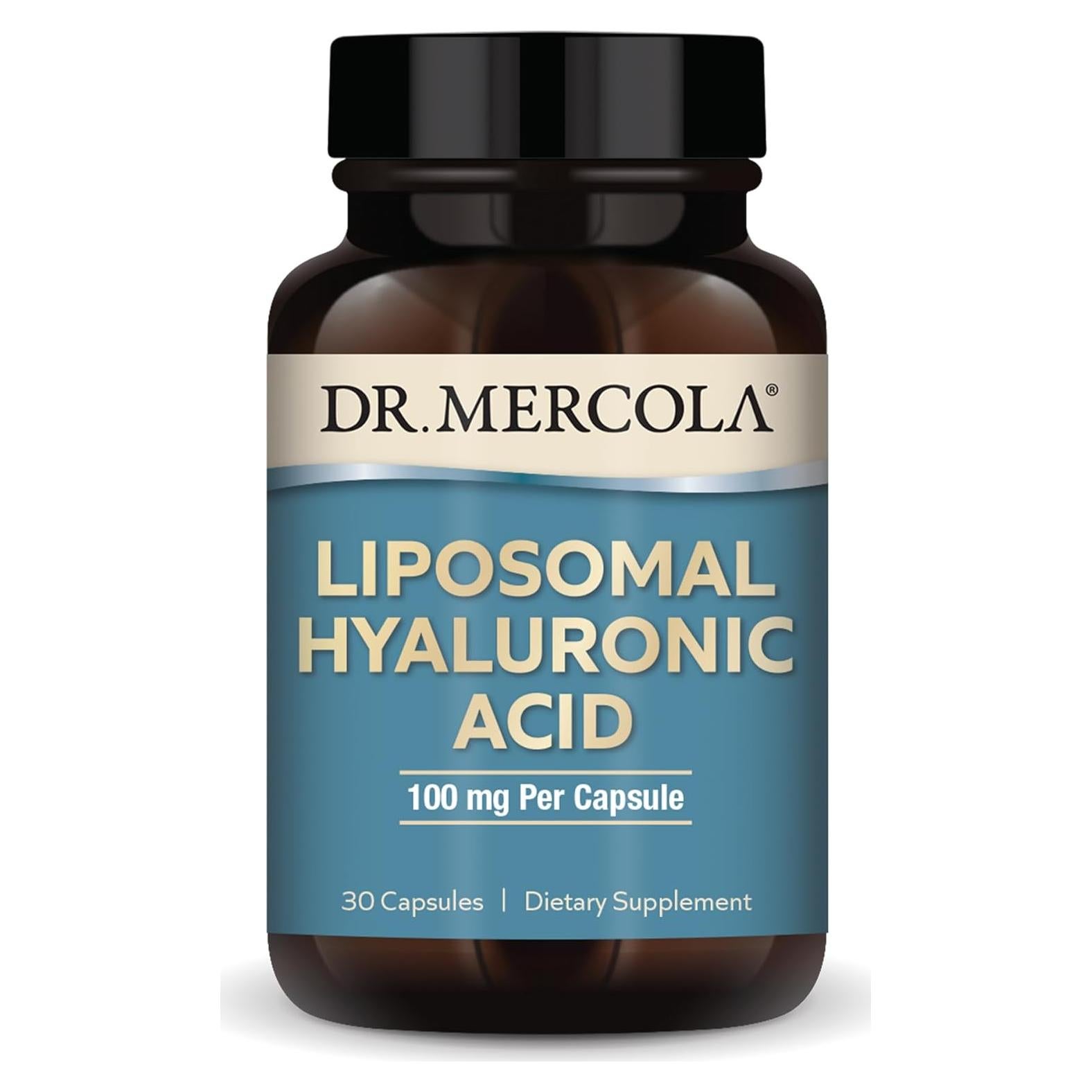 Ácido Hialurónico Liposomal Dr. Mercola 30 Cápsulas 100 mg