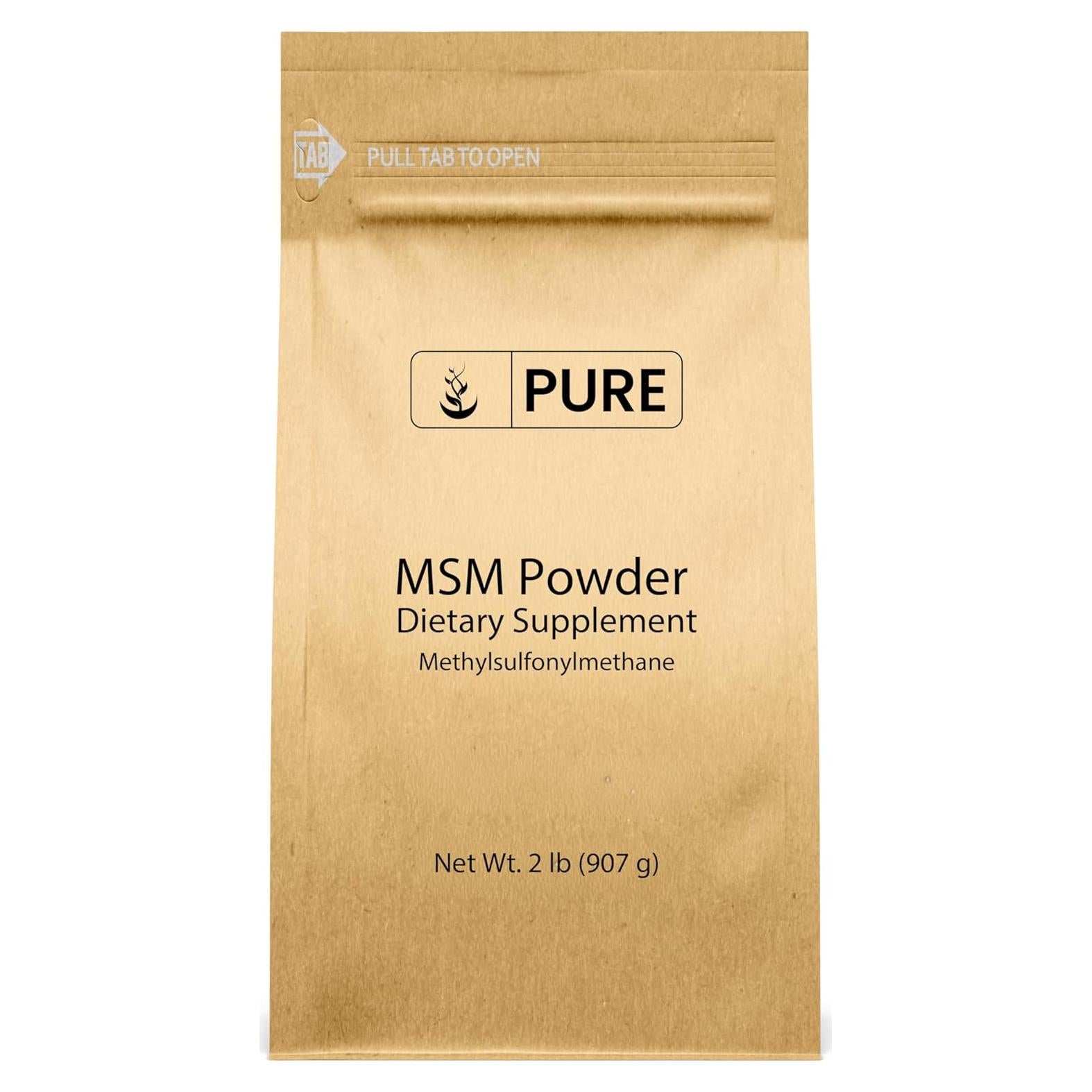 Polvo de MSM 0.91 kg Siempre Puro - Suplemento de Azufre