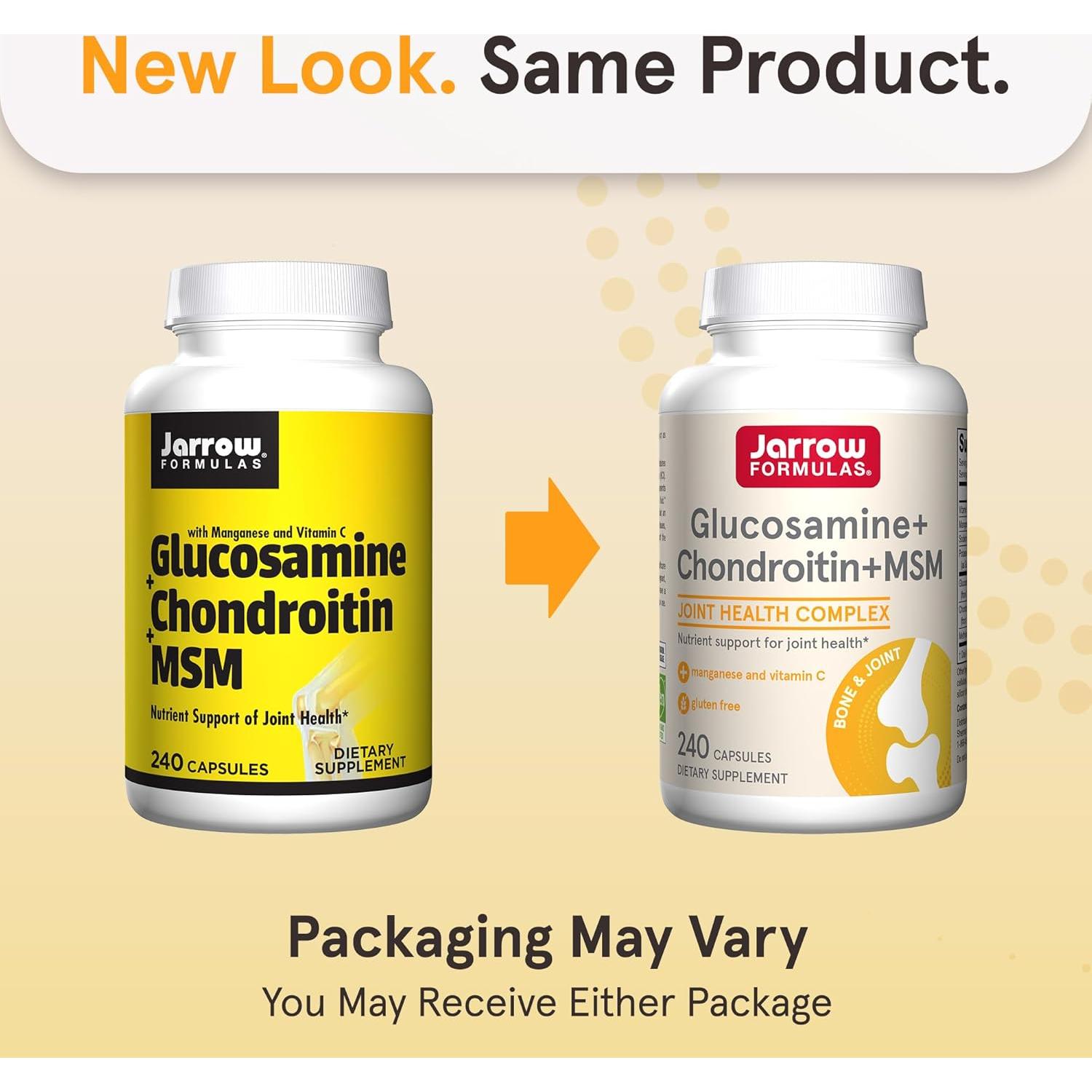 Suplemento Articular Jarrow Formulas Glucosamina 240 Cápsulas