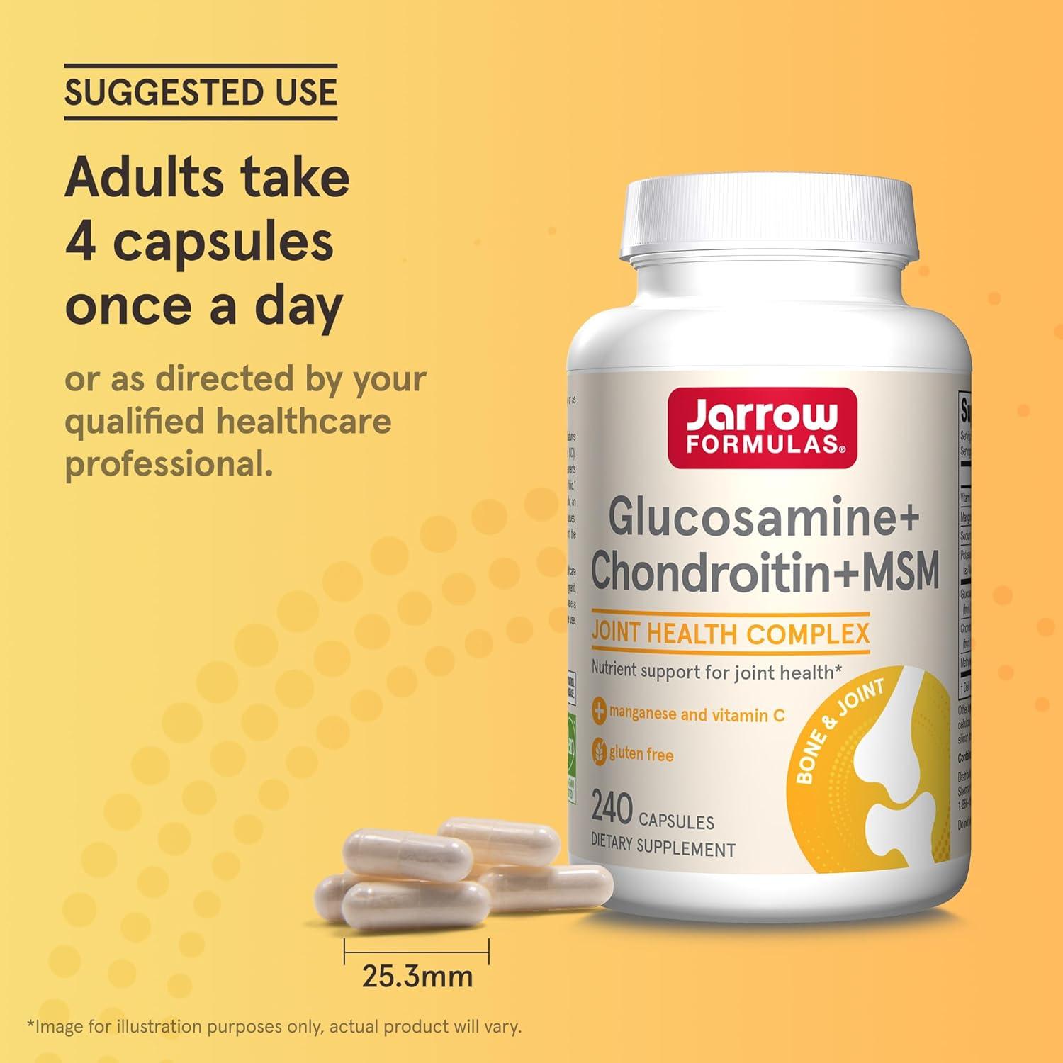 Suplemento Articular Jarrow Formulas Glucosamina 240 Cápsulas