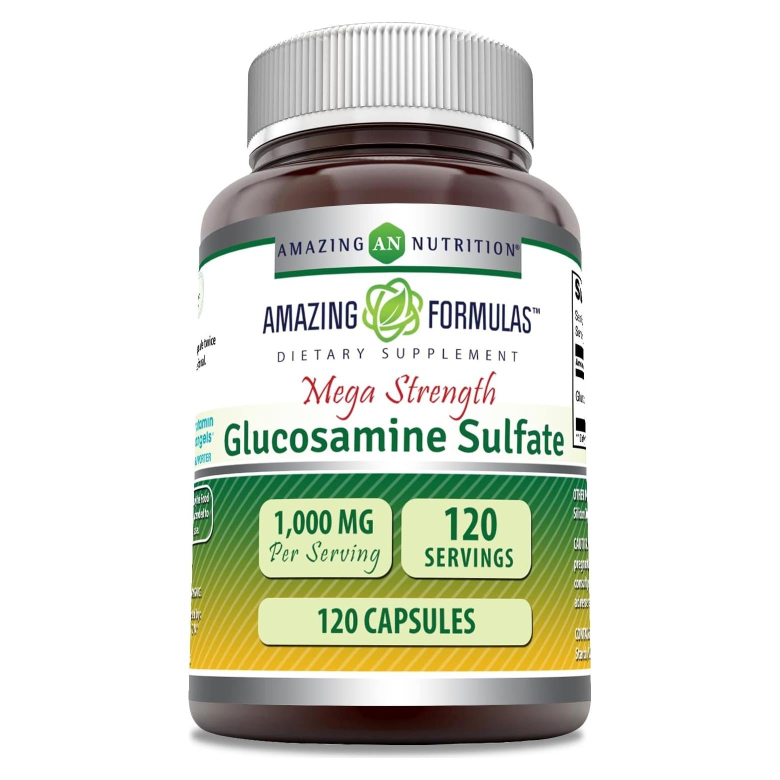 Suplemento de Glucosamina 1000 mg Fórmulas Asombrosas - 90 Cápsulas