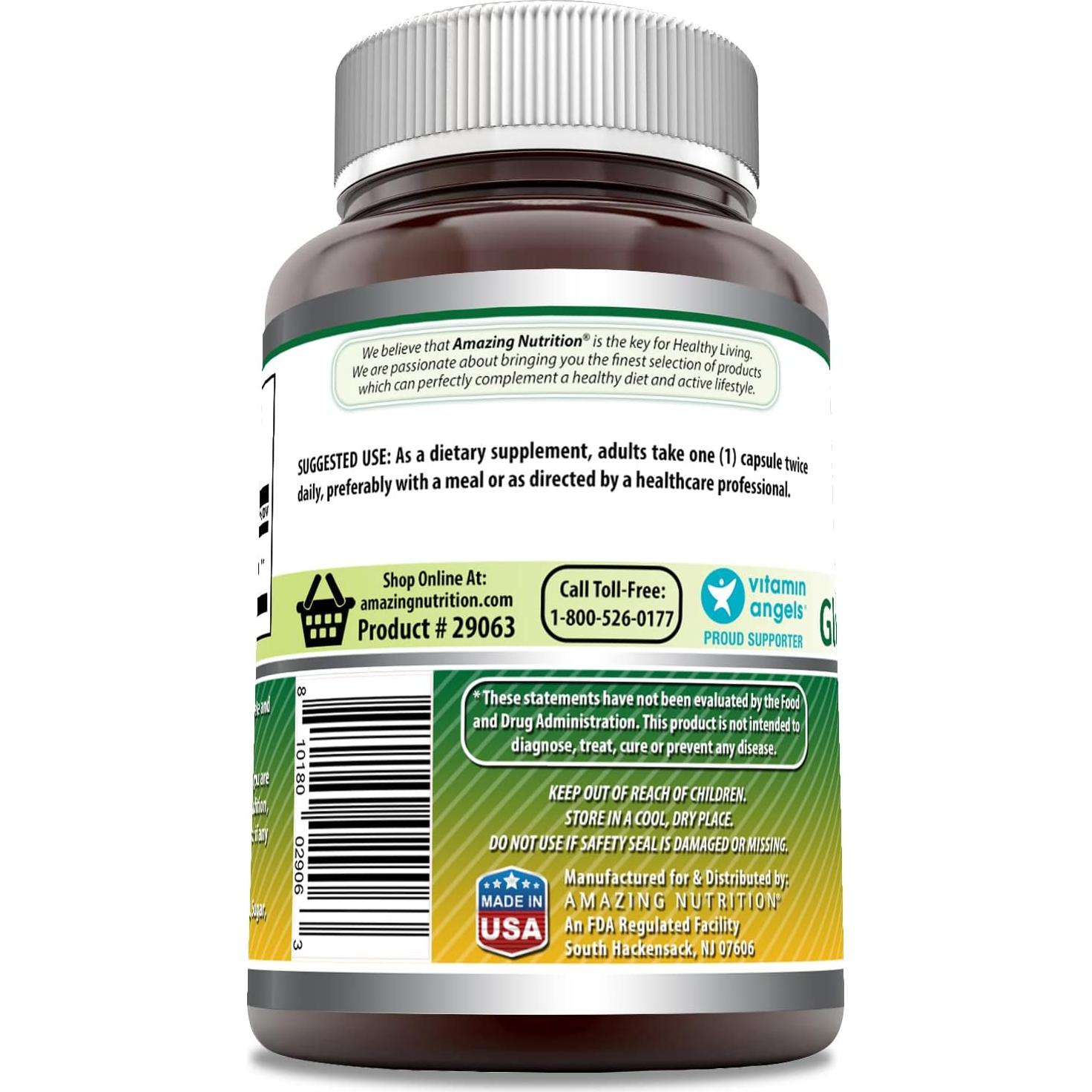 Suplemento de Glucosamina 1000 mg Fórmulas Asombrosas - 90 Cápsulas
