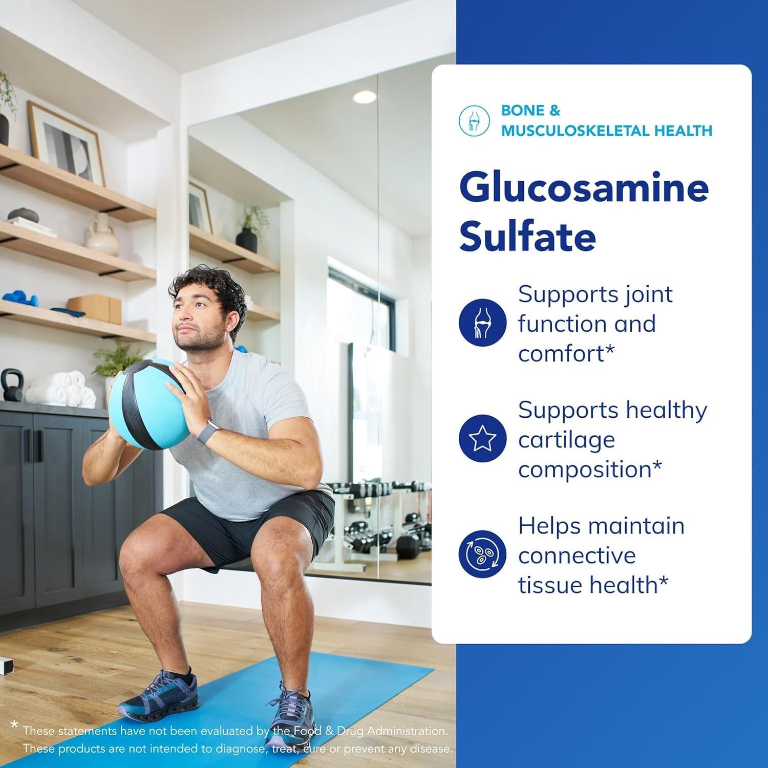 Glucosamina Sulfato 1000 mg Pure Encapsulations 60 Cápsulas