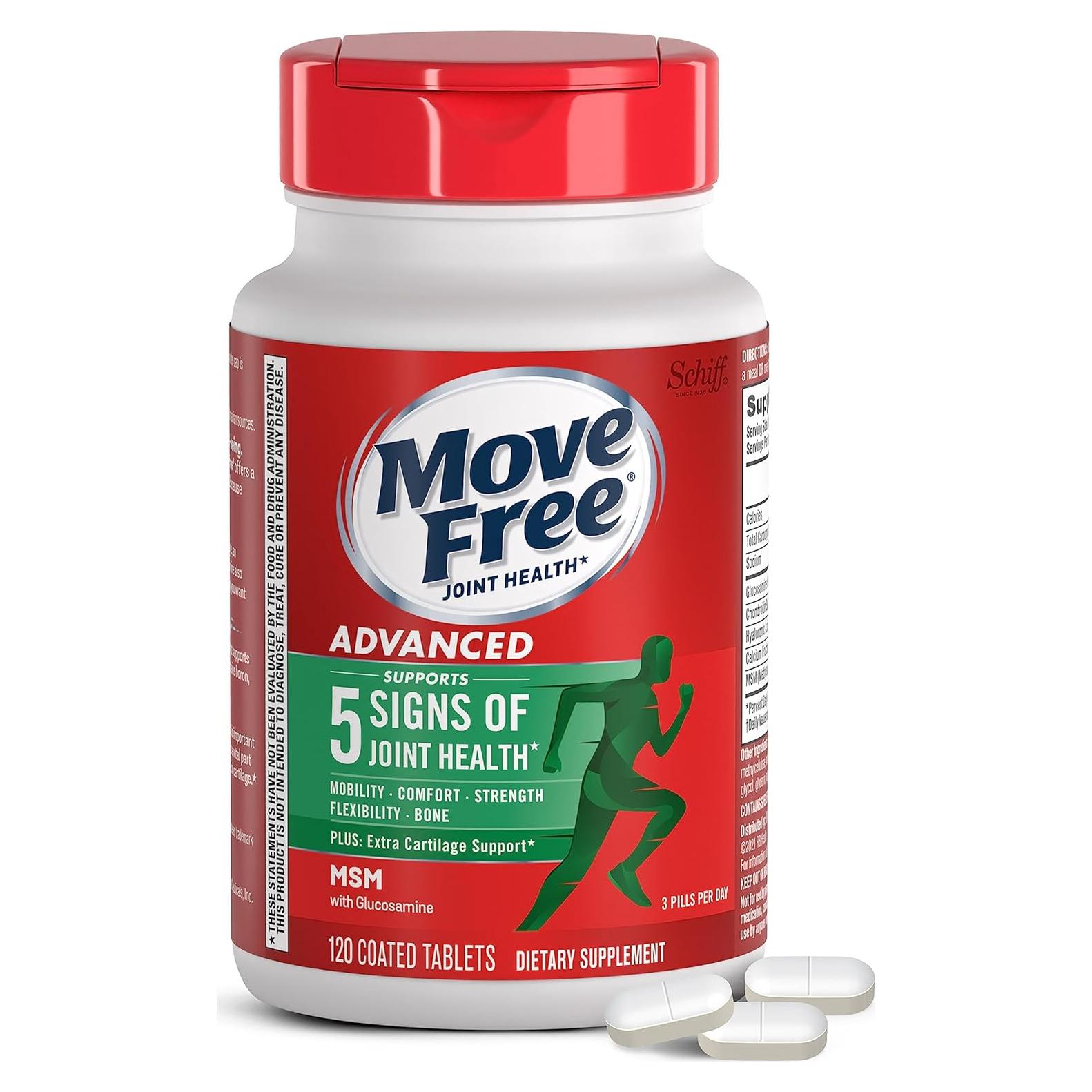Move Free Advanced Suplemento Articular Glucosamina 120 Tabletas