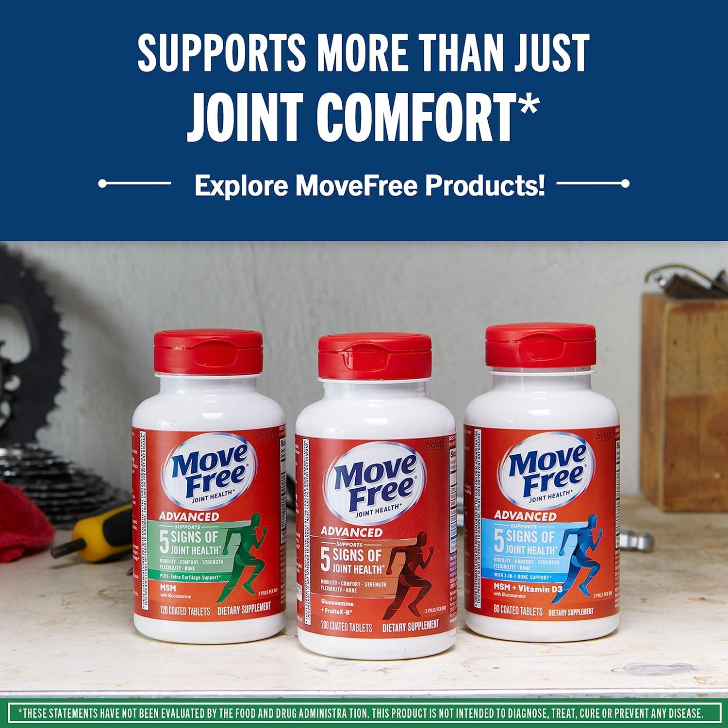 Move Free Advanced Suplemento Articular Glucosamina 120 Tabletas