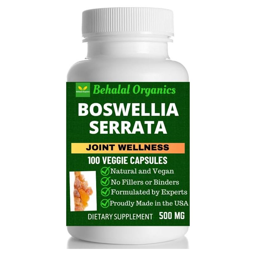 Cápsulas Boswellia Serrata Behalal Organics 60 Unidades