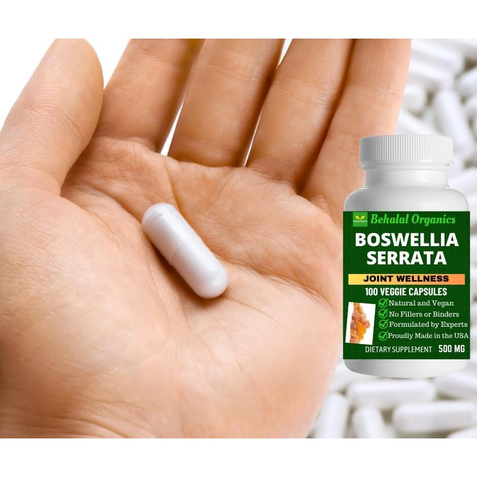 Cápsulas Boswellia Serrata Behalal Organics 60 Unidades