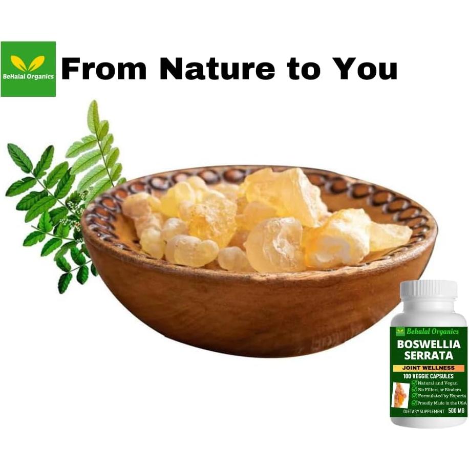 Cápsulas Boswellia Serrata Behalal Organics 60 Unidades