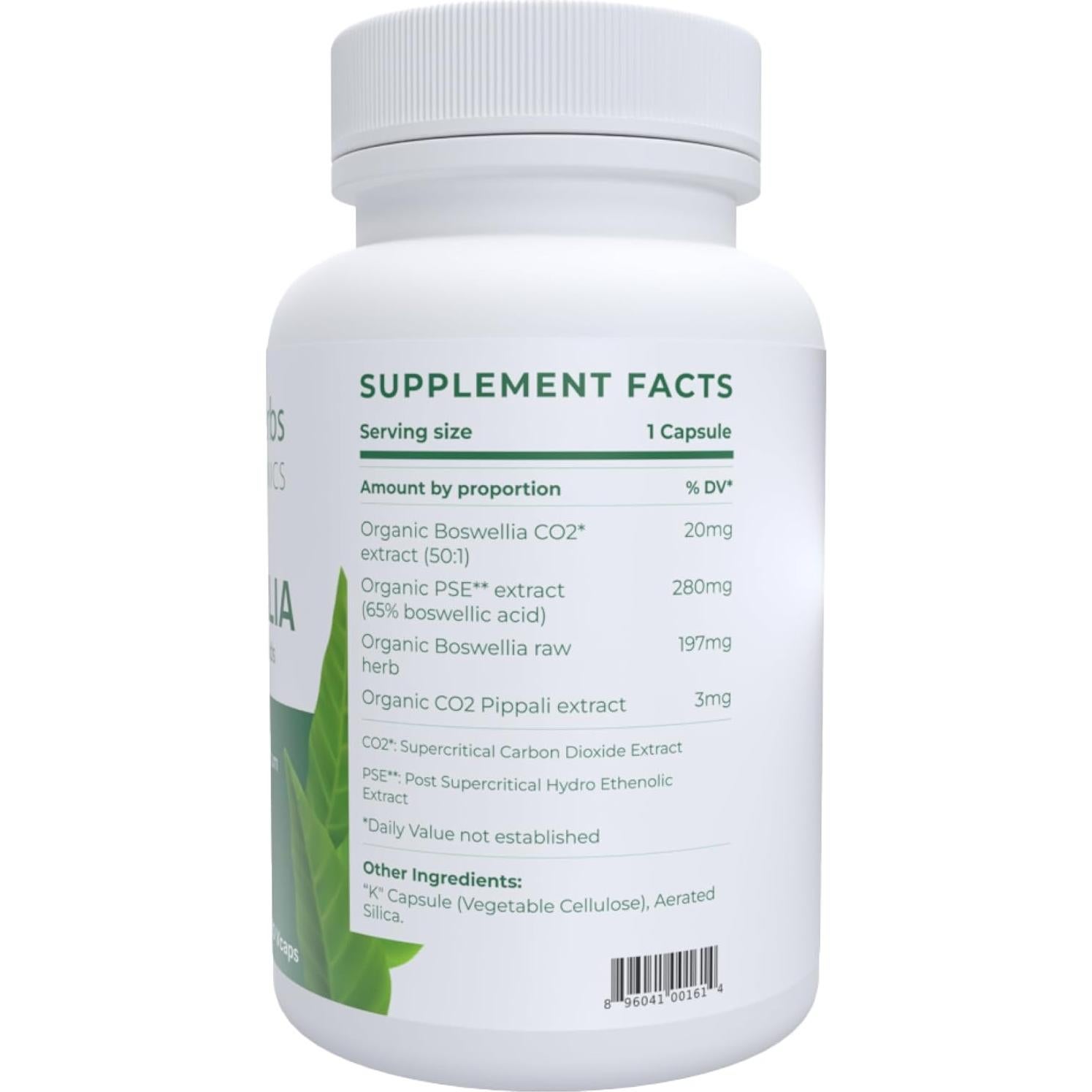 Suplemento Boswellia Serrata Tattva's Herbs 120 Cápsulas 500 mg