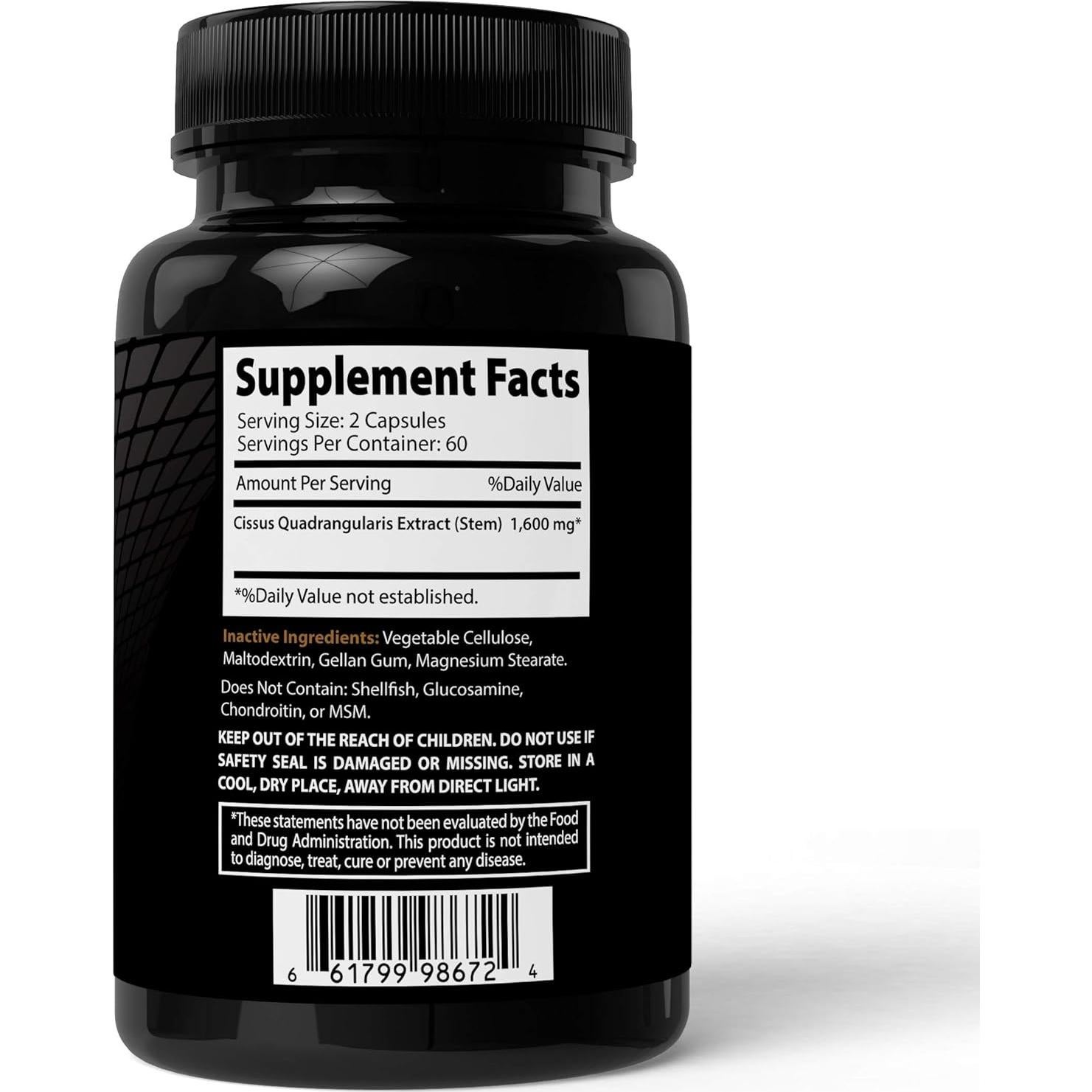 Cápsulas Vegetales Cissus Quadrangularis Absonutrix 1600mg - 120 Unidades