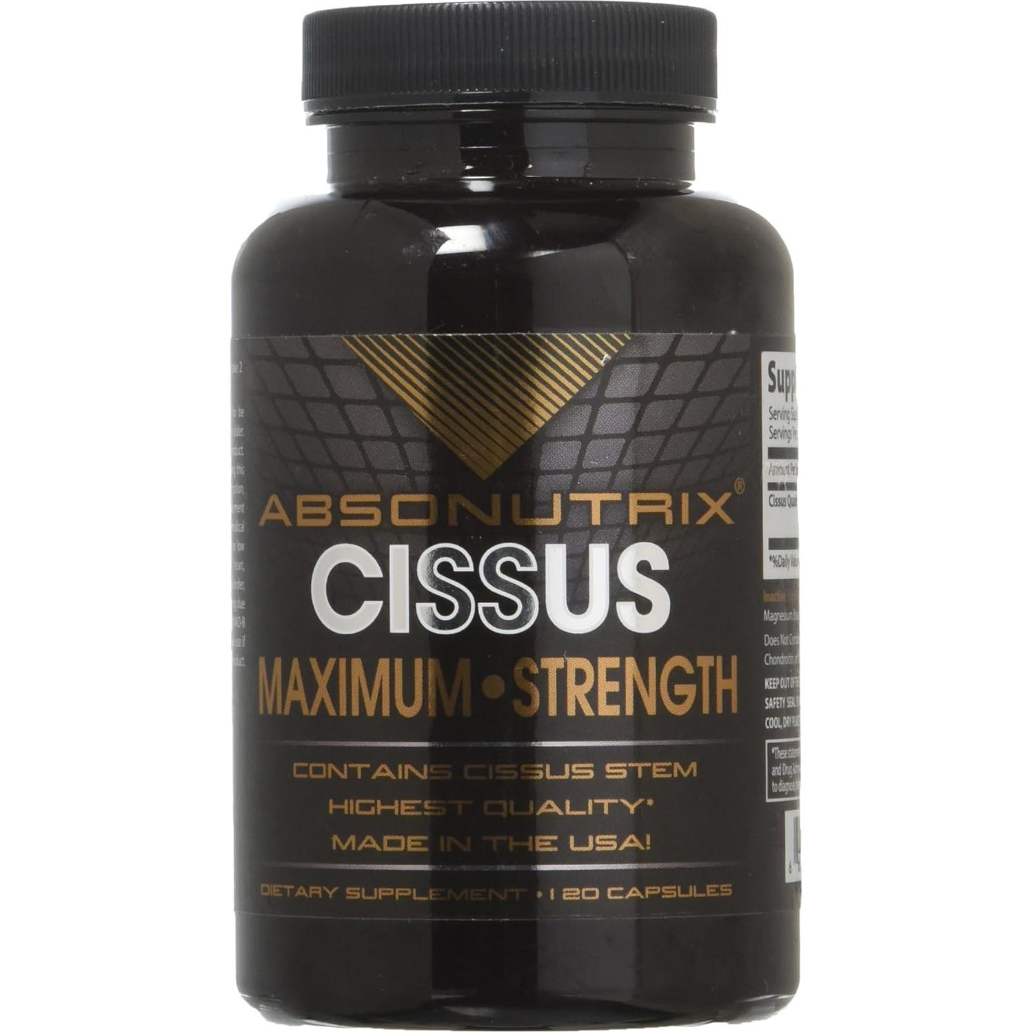 Cápsulas Vegetales Cissus Quadrangularis Absonutrix 1600mg - 120 Unidades
