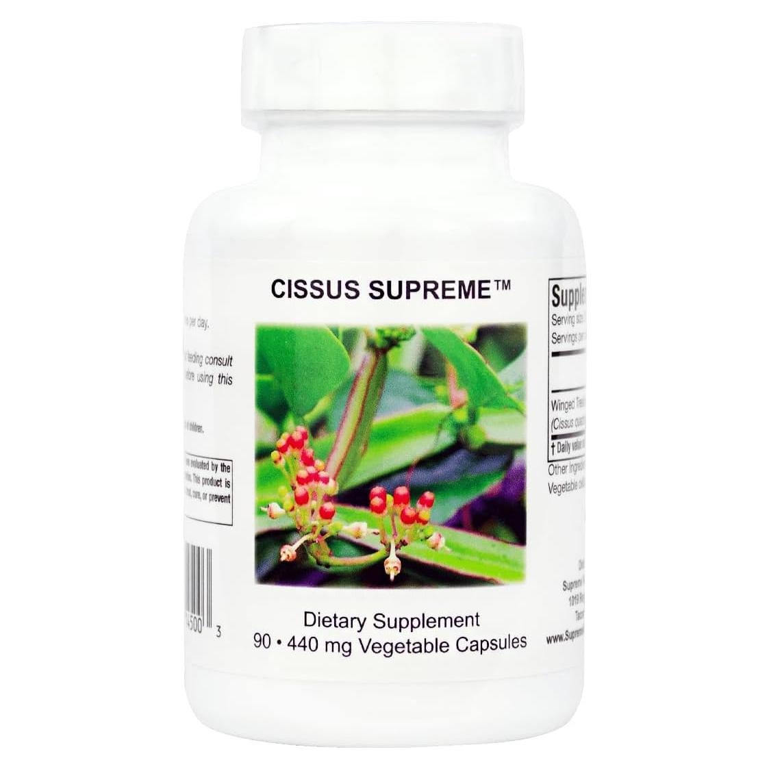 Cápsulas Vegetarianas Cissus Suprema Nutrición Suprema 90 Unidades