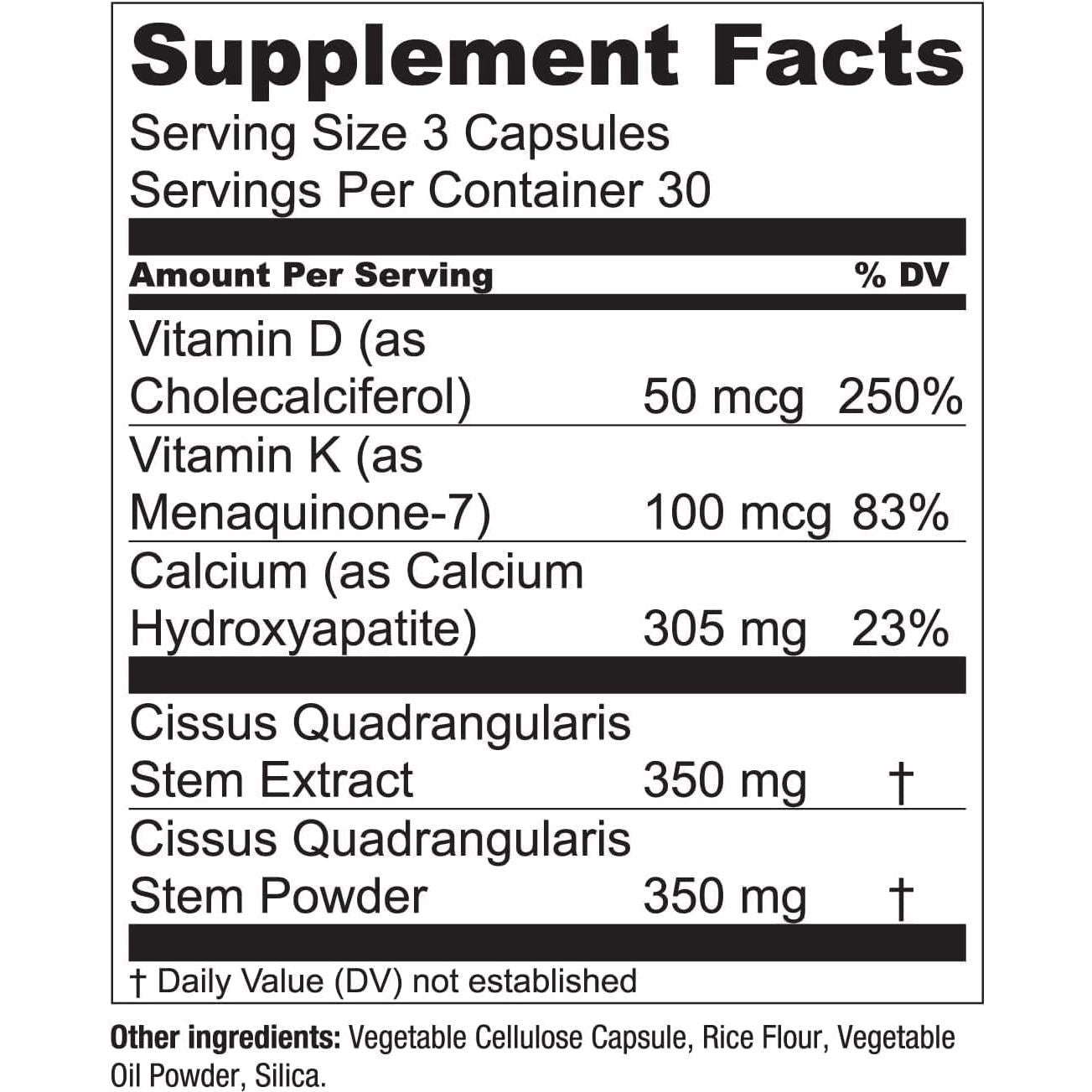 Suplemento Óseo Essential Elements Bone Boost - 180 Cápsulas