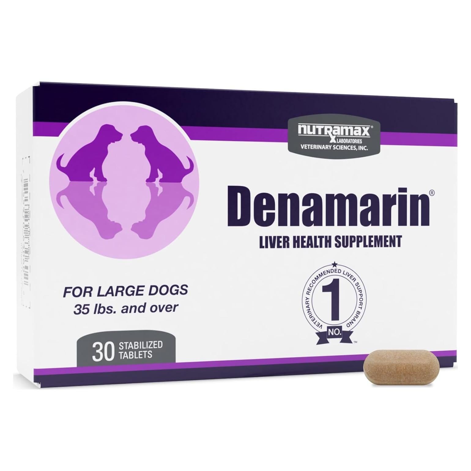 Suplemento Hepático para Perros Nutramax Denamarin 30 Tabletas