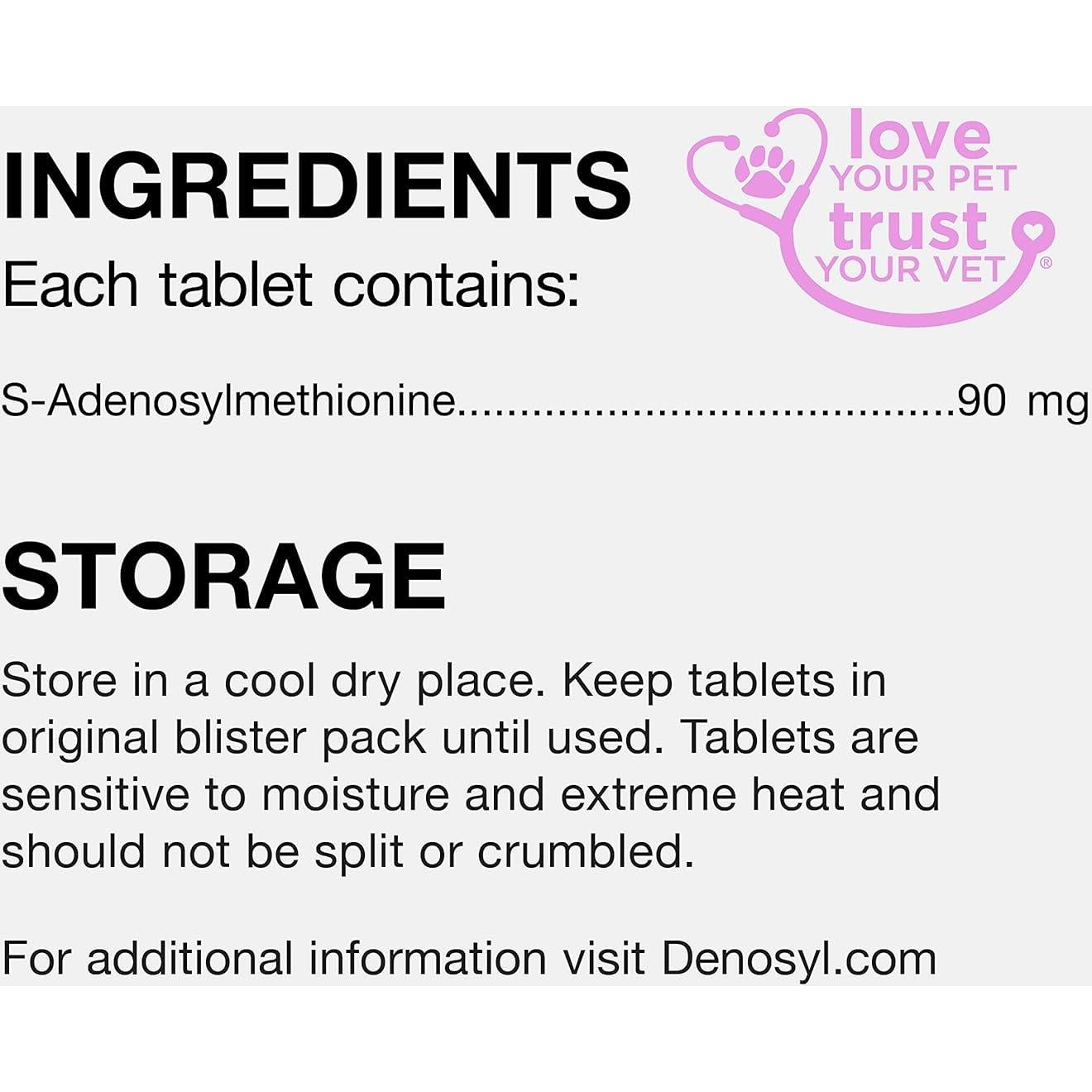 Suplemento Hepático y Cerebral Nutramax Denosyl 30 Tabletas