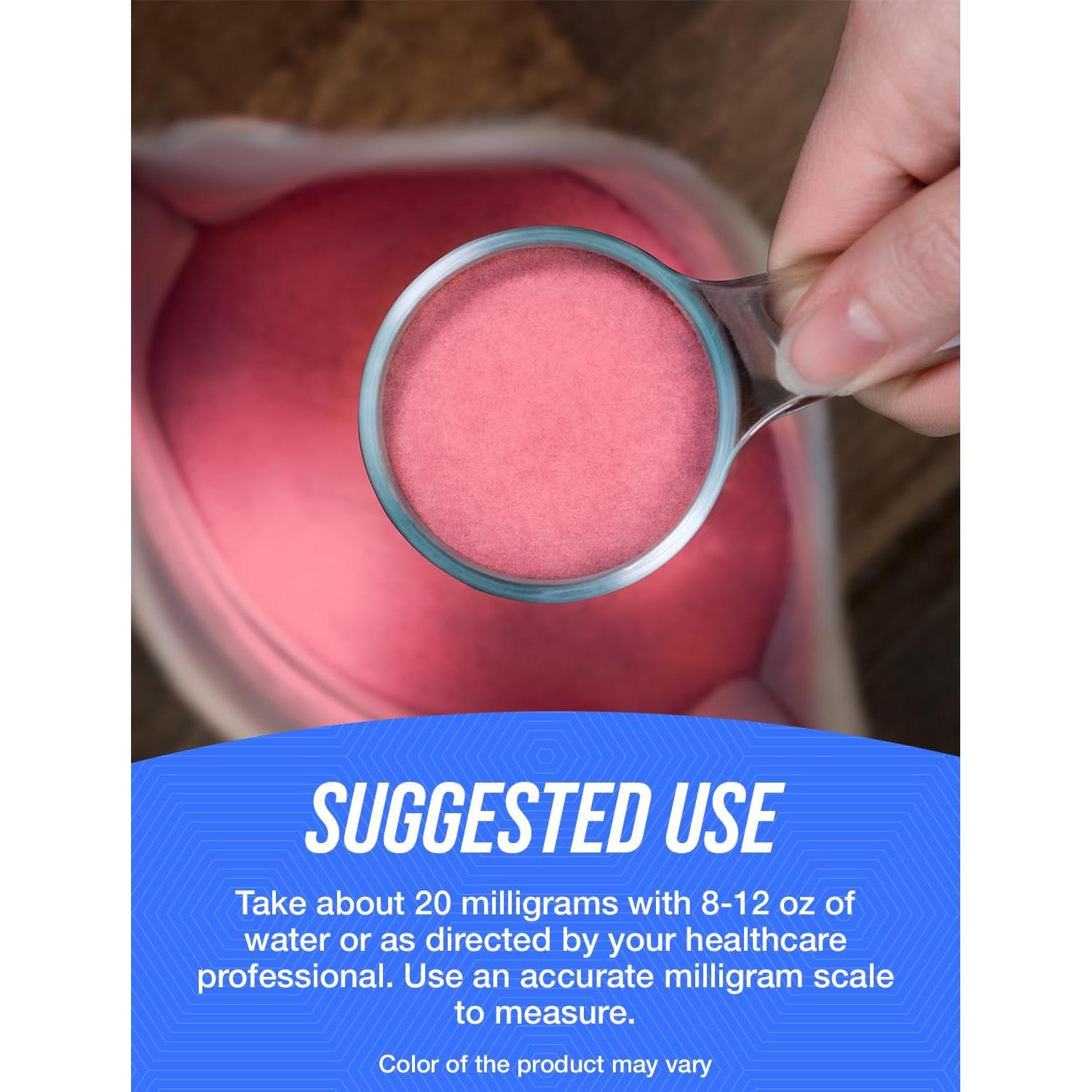 Polvo de Vitamina B12 BulkSupplements 100g - Cianocobalamina