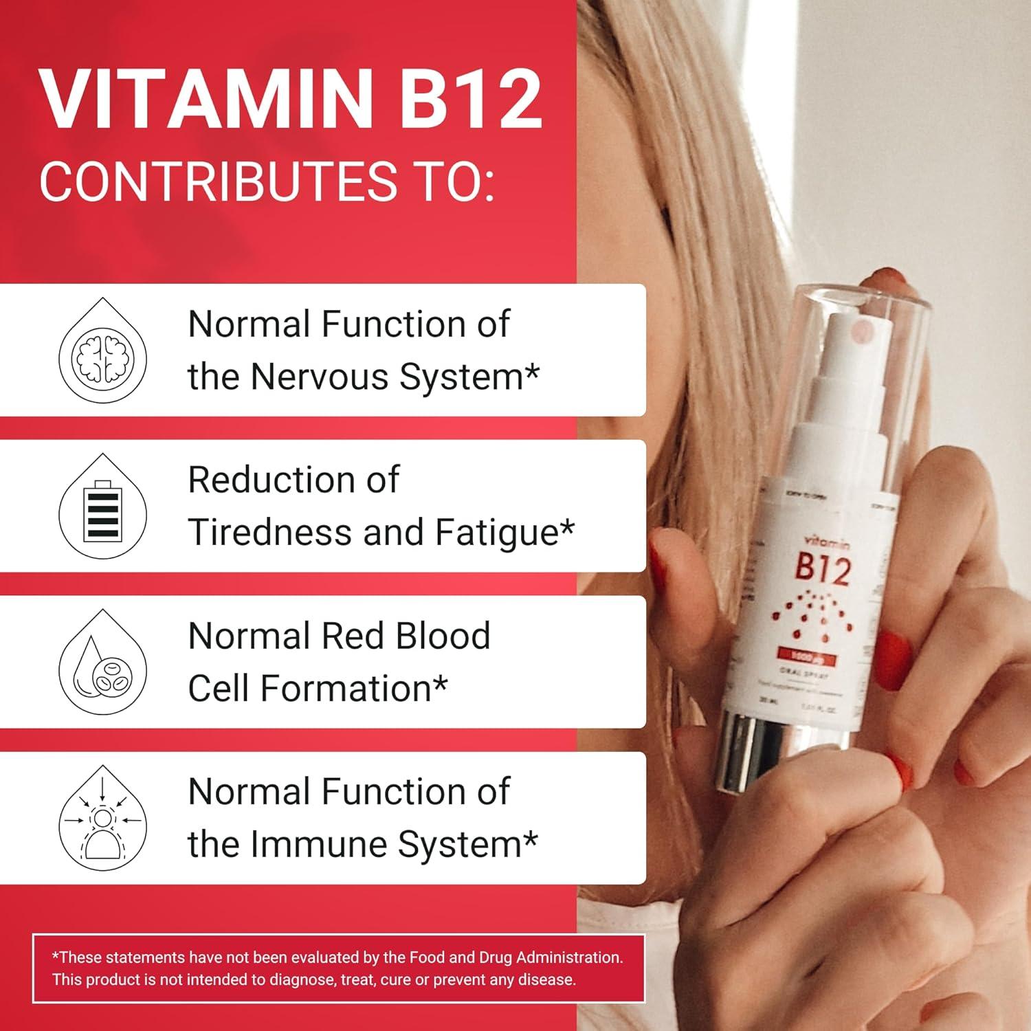 Spray de Vitamina B12 NorVita 500 mcg - 150 Porciones Vegano