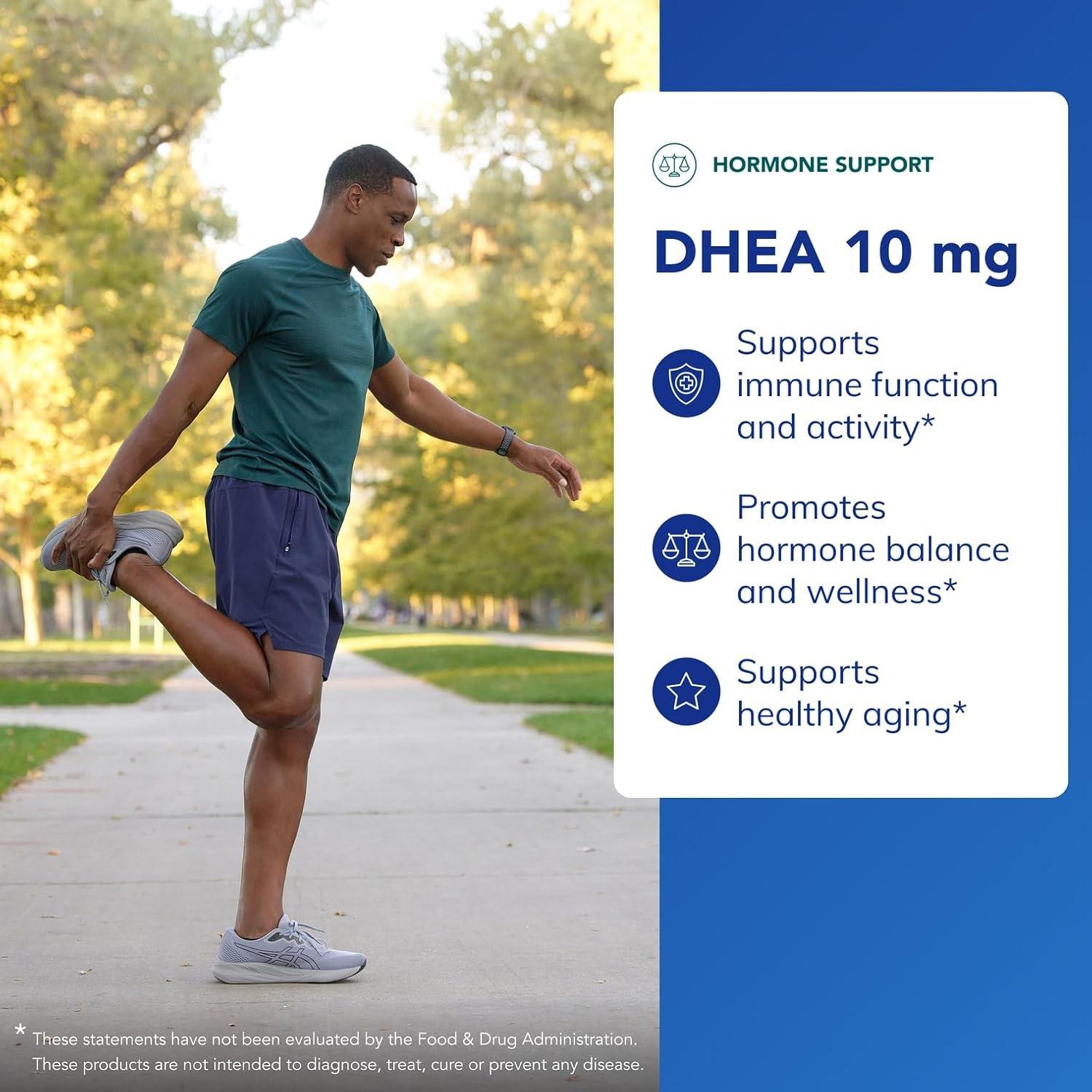 Suplemento DHEA 10 mg Pure Encapsulations - 60 Cápsulas