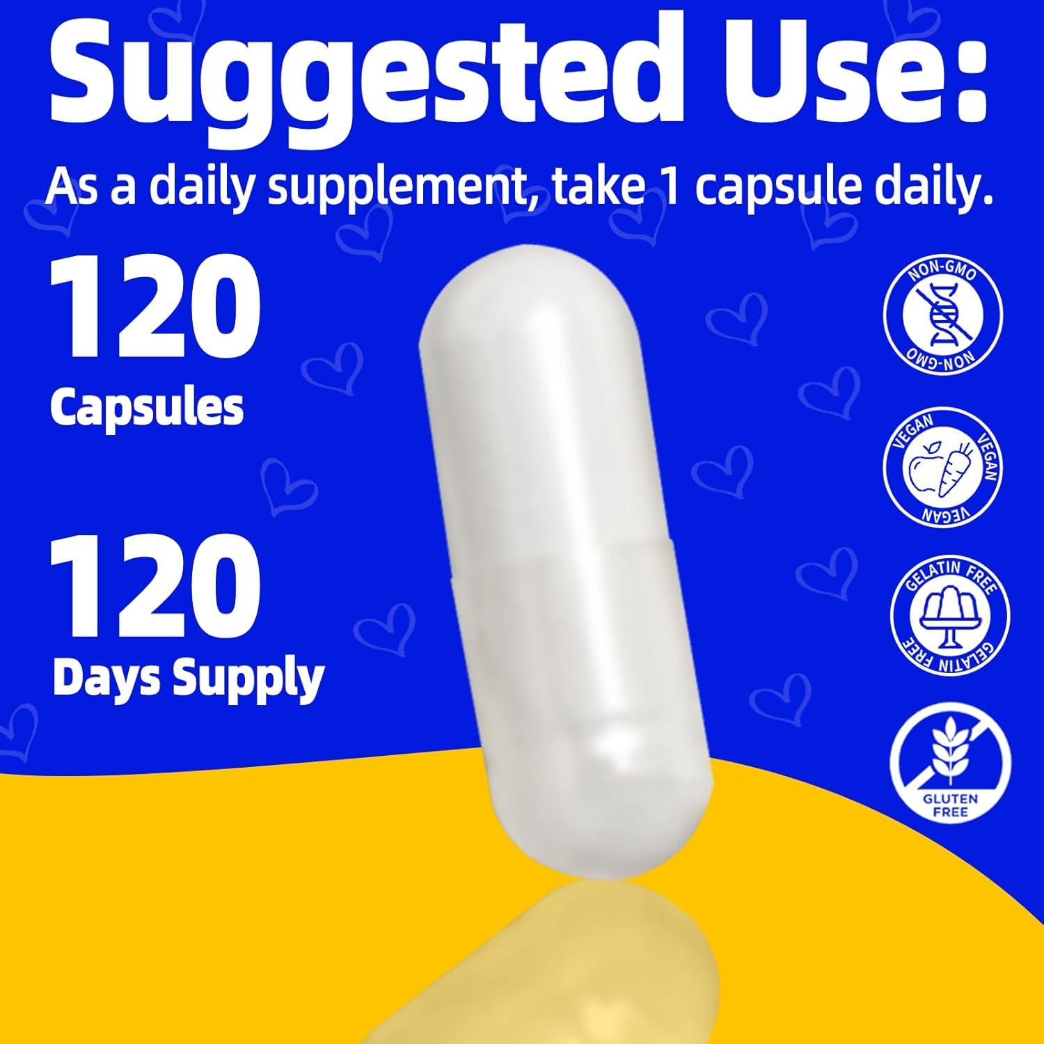 Suplemento DHEA Micronizado 200mg QANLOI 120 Cápsulas