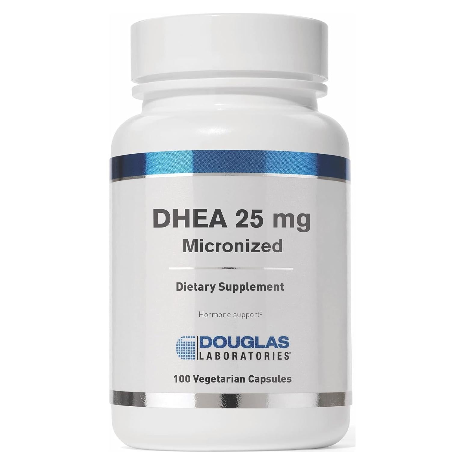 Cápsulas DHEA 25 mg Douglas Laboratories - Apoyo Hormonal 100 Uds