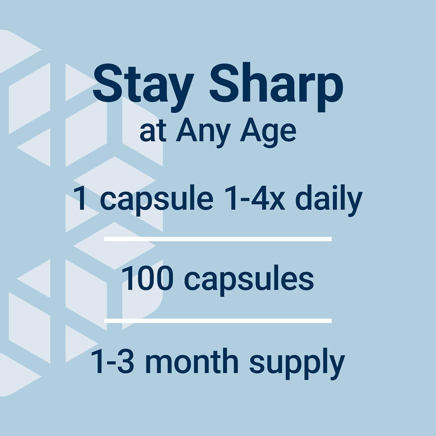 Suplemento de Pregnenolona Life Extension 50 mg, 100 Cápsulas