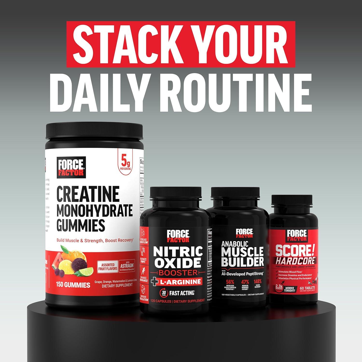 Gominolas Force Factor Test X180 Max con KSM-66 Ashwagandha 60u