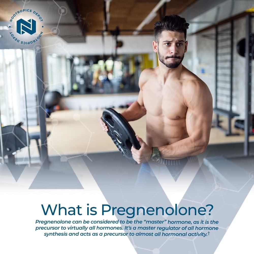 Tabletas de Pregnenolona Nootropics Depot 5mg 120 Unidades