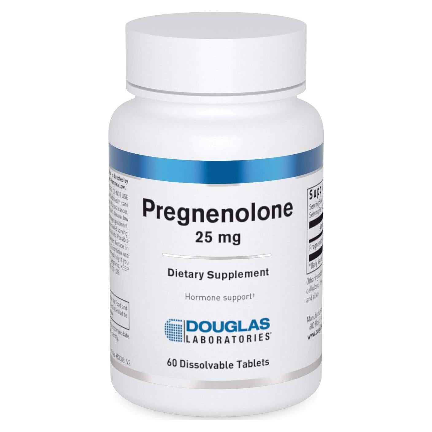 Suplemento de Pregnenolona 25 mg Douglas Laboratories - 60 tabletas