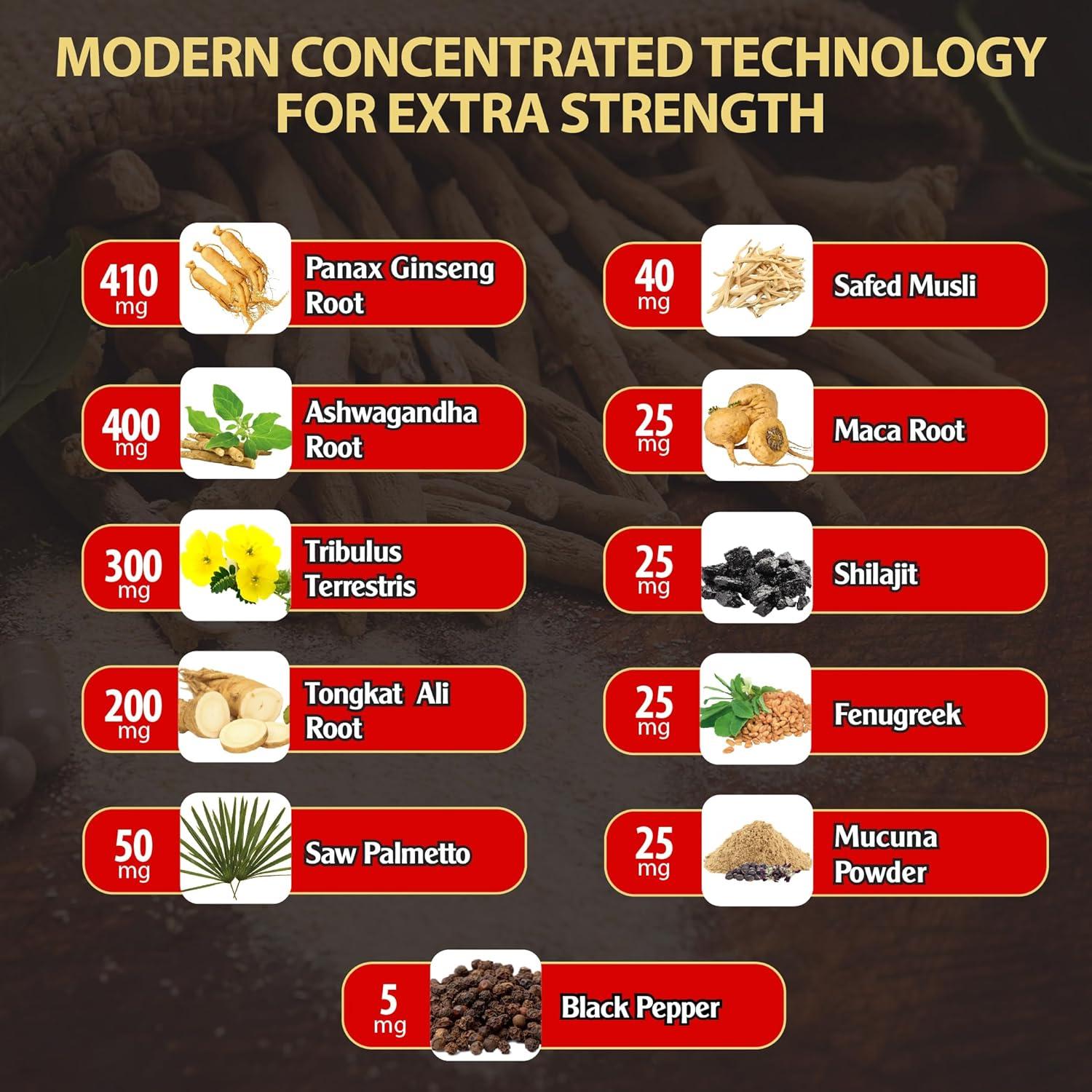 Suplemento Herbal Agobi 60 Cápsulas x 2 Frascos - Ginseng, Ashwagandha